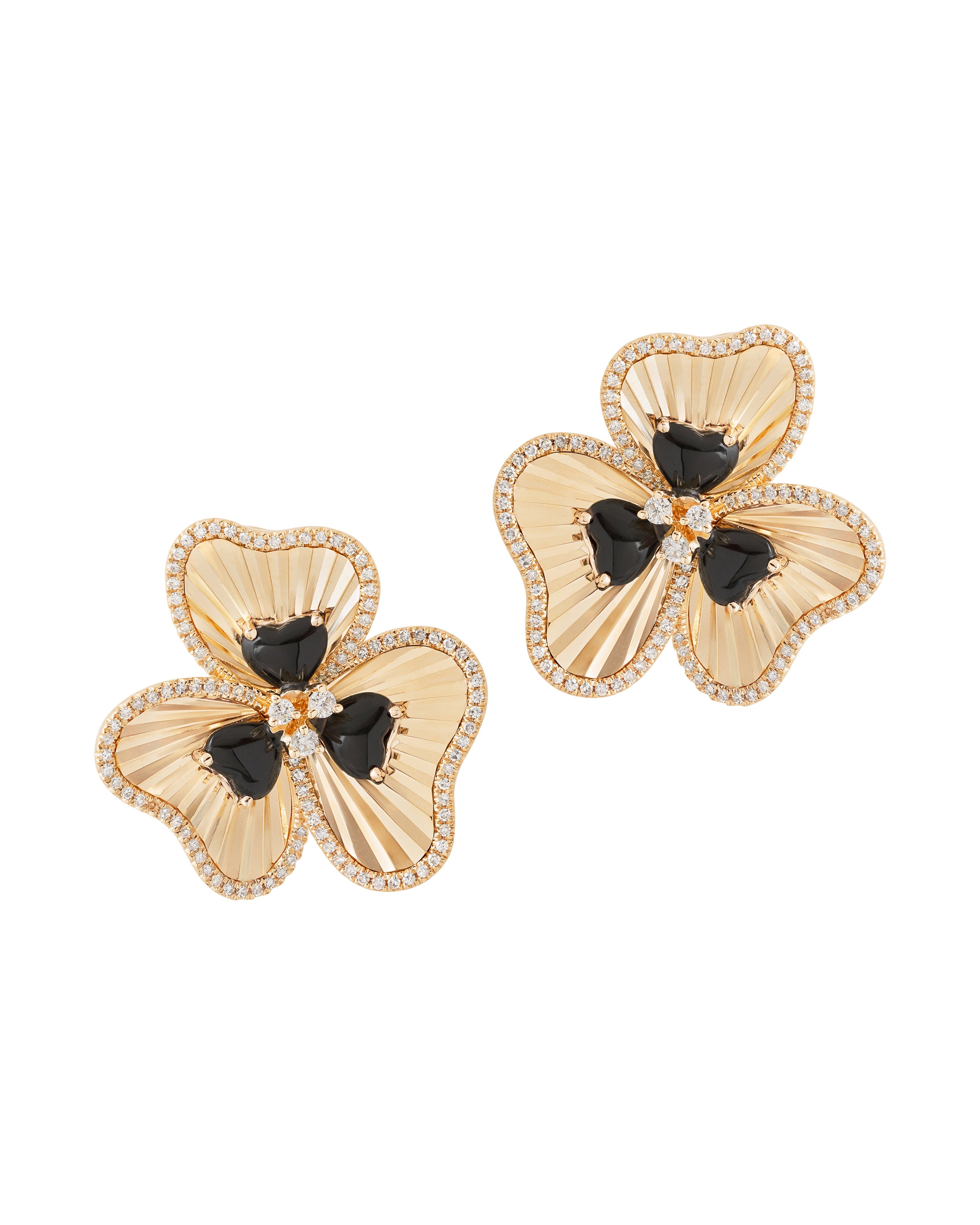 Doré Large Onyx Dew Drop Earrings