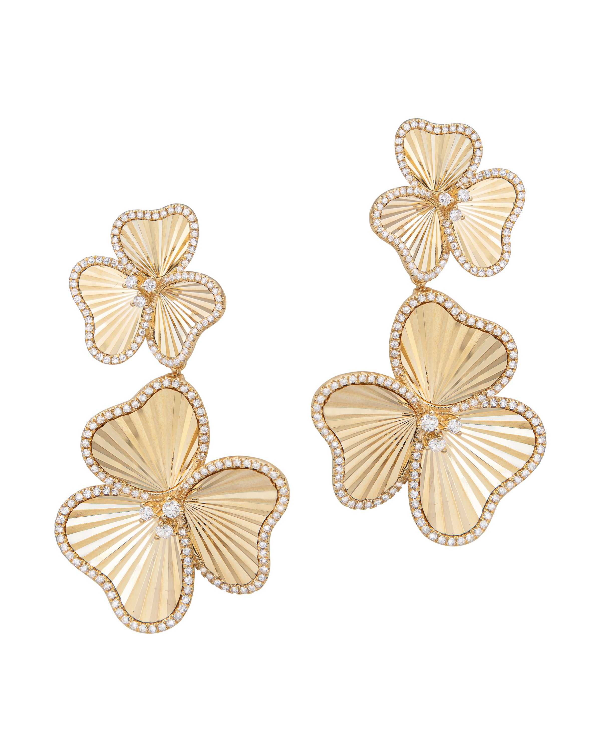 Doré Multi Fiori Drop Earrings