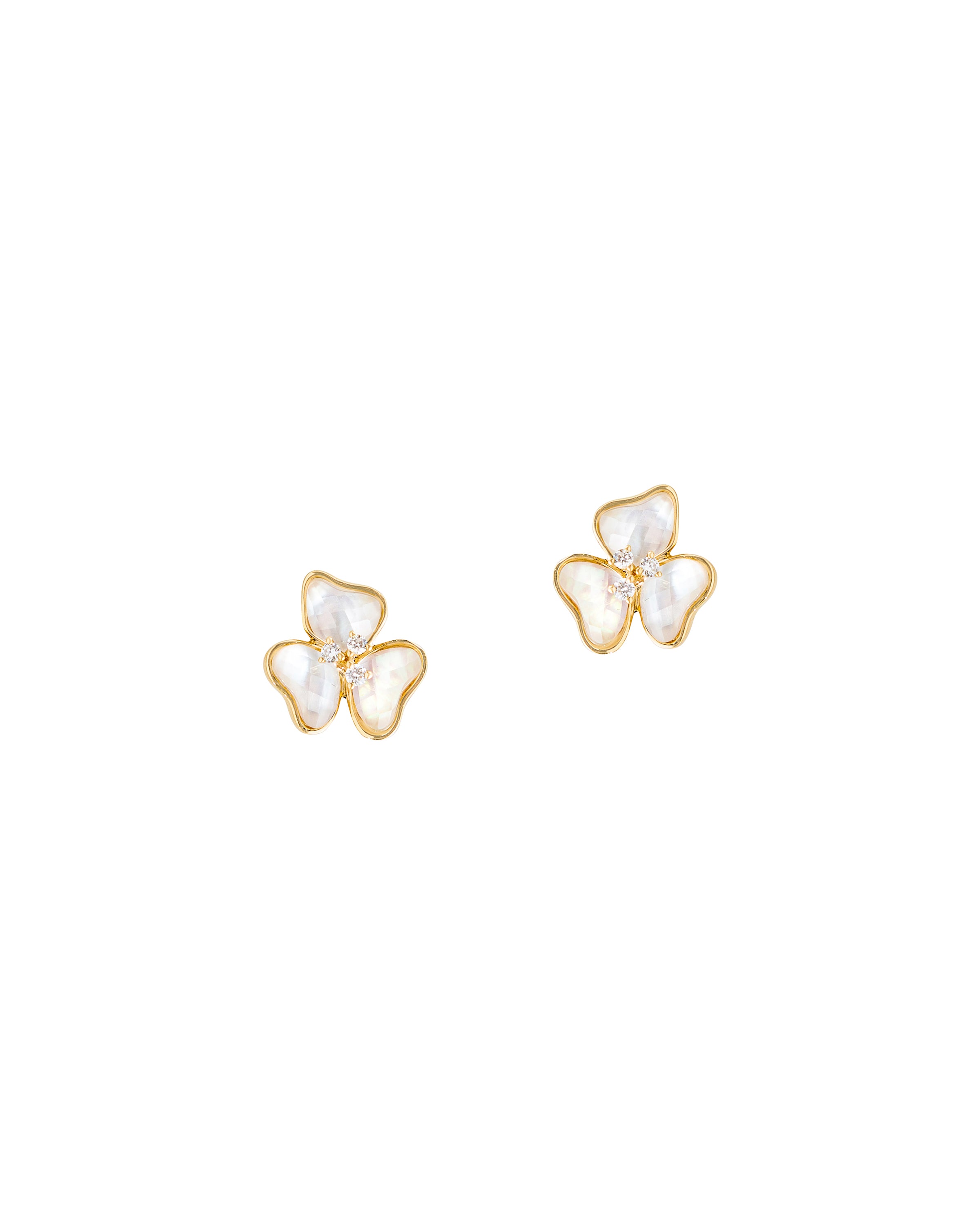 Il Petalo Mini Earrings in Mother of Pearl