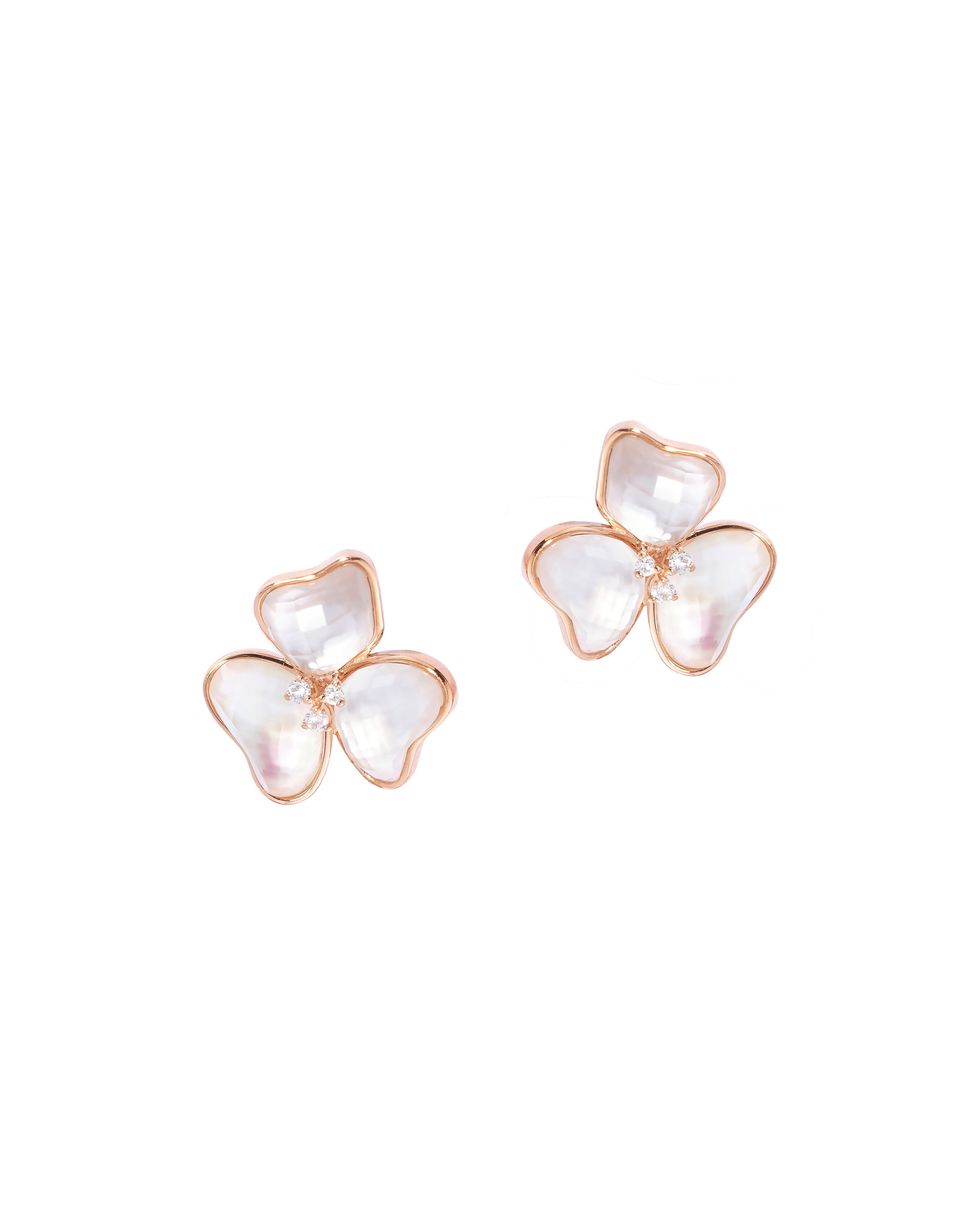 Il Petalo Classic Earrings in Mother of Pearl