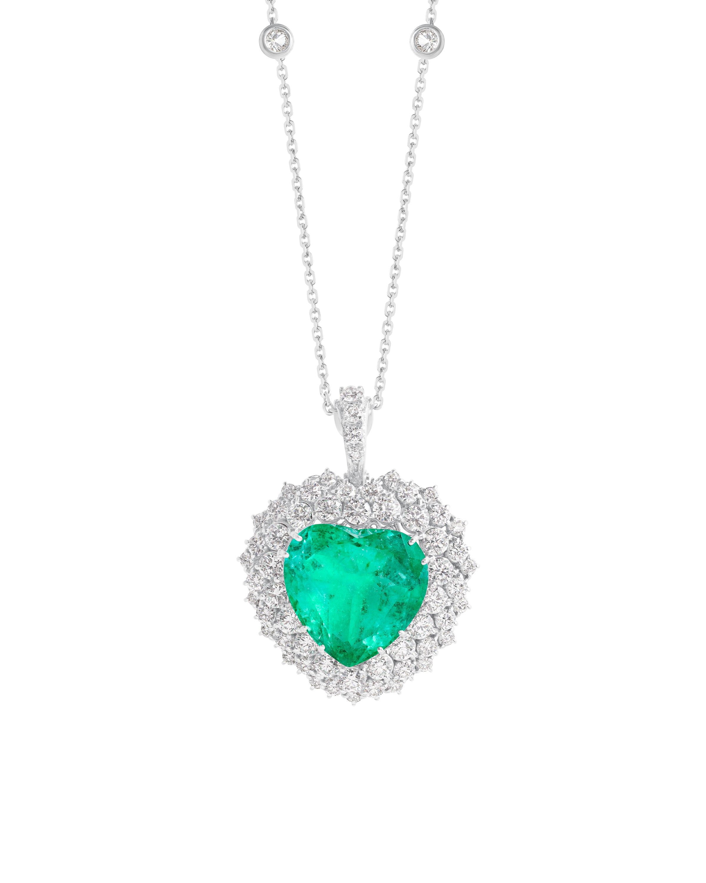 PR Emerald Heart Pendant