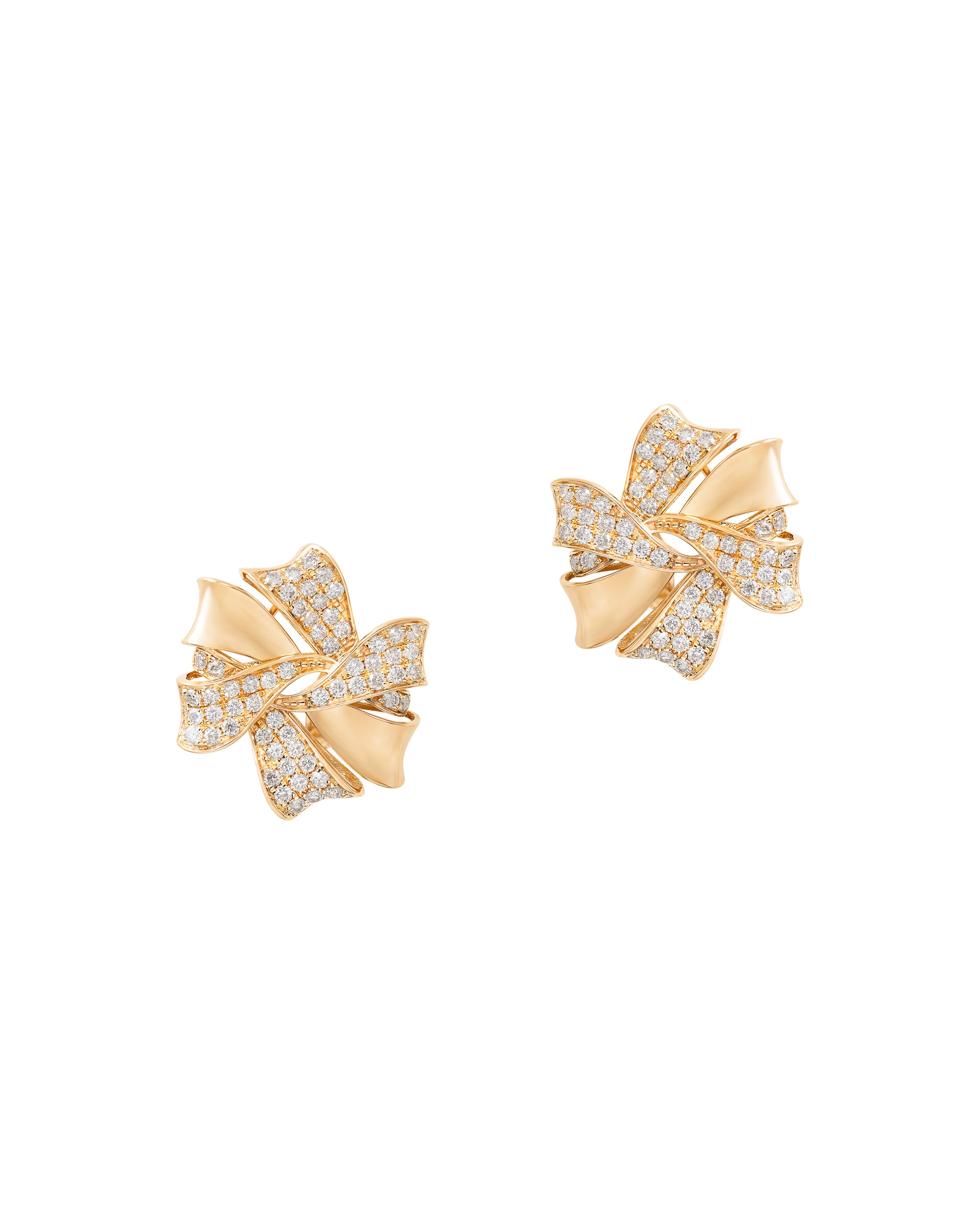 Palm Beach Diamond Bow Earrings