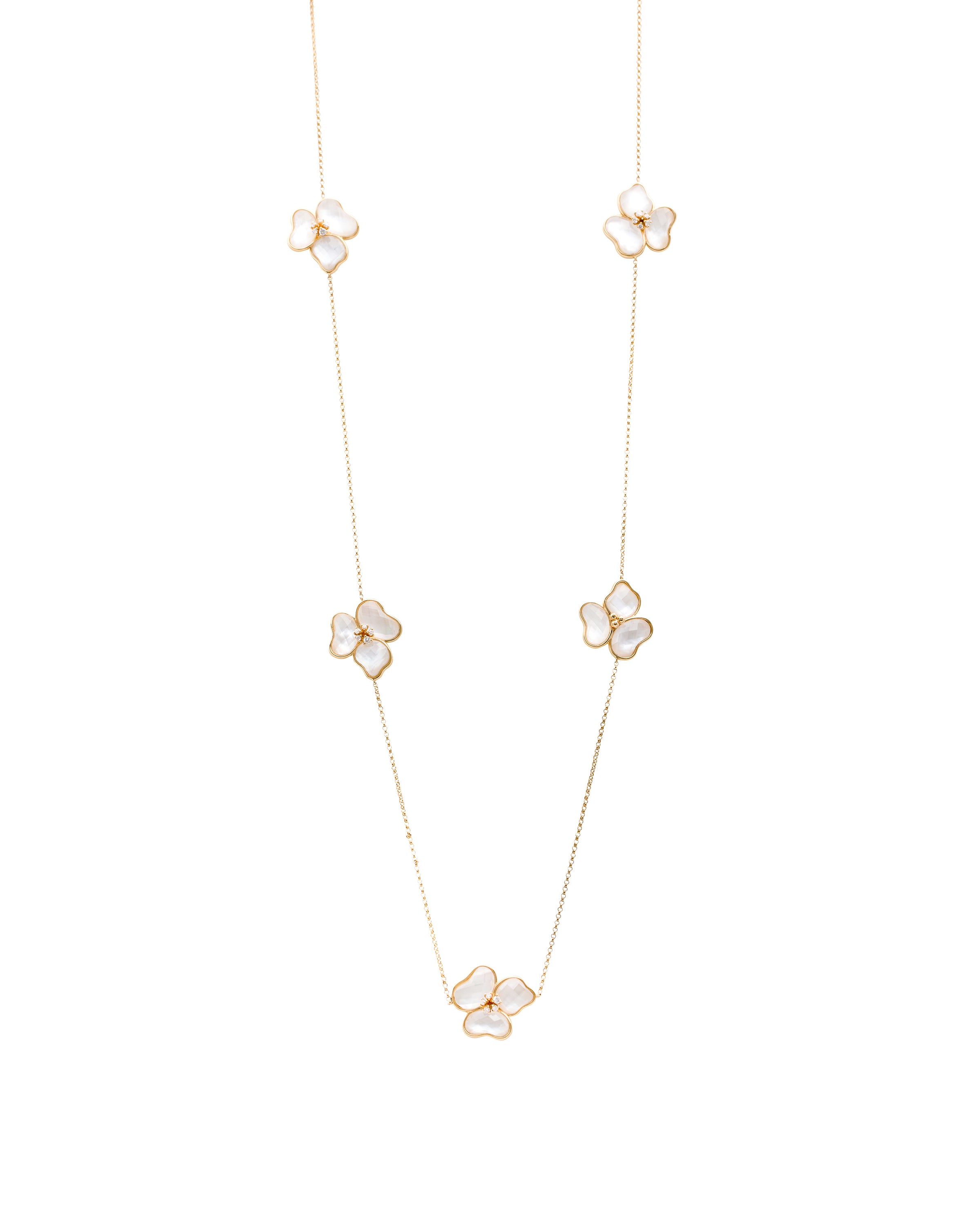 Il Petalo Five Charm Opera Necklace