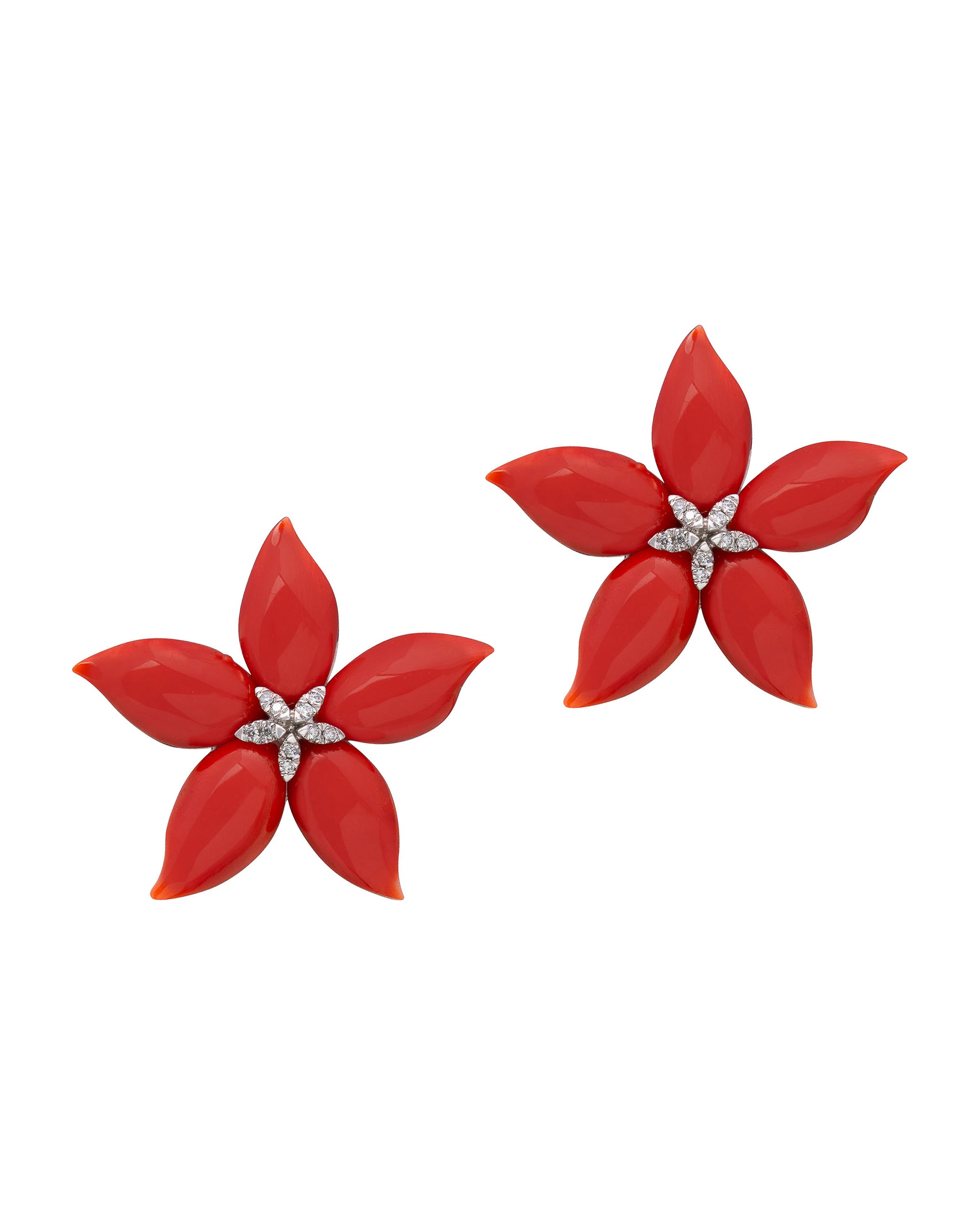 Floral Starfish Earrings