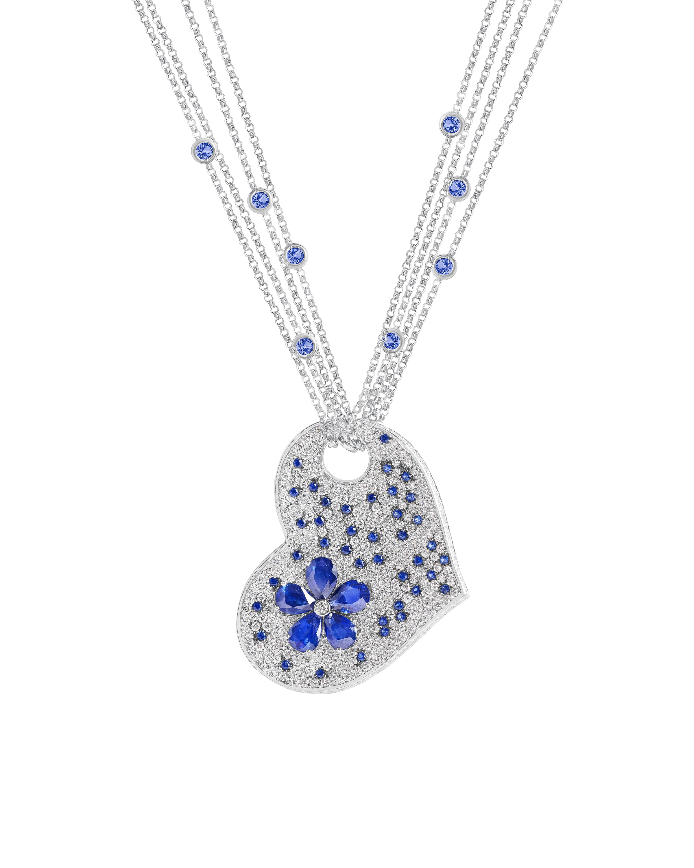 Floral Heart Pendant