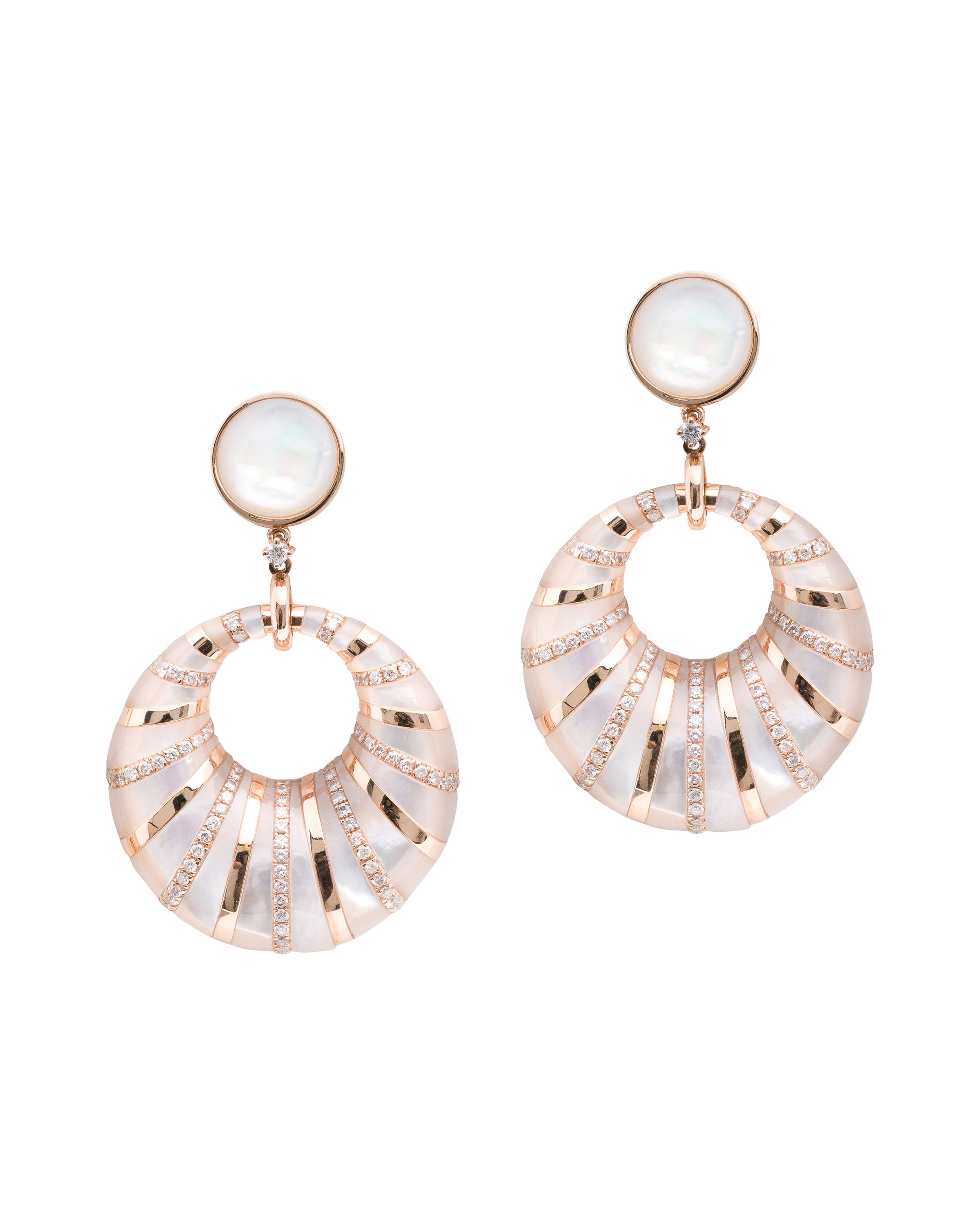 Palm Beach Collezione Circular Sparklers Earrings