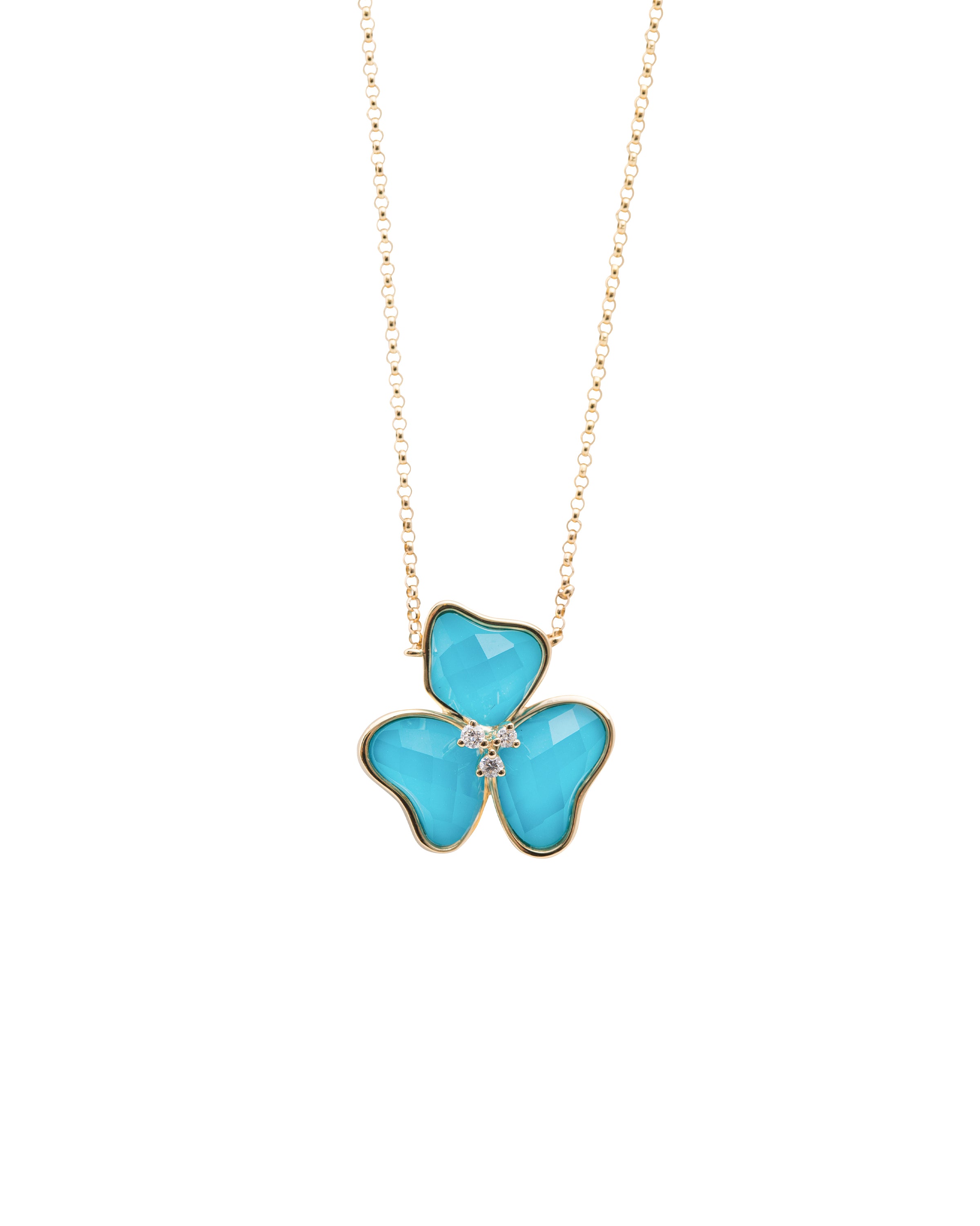 Il Petalo Classic Single Charm in Turquoise