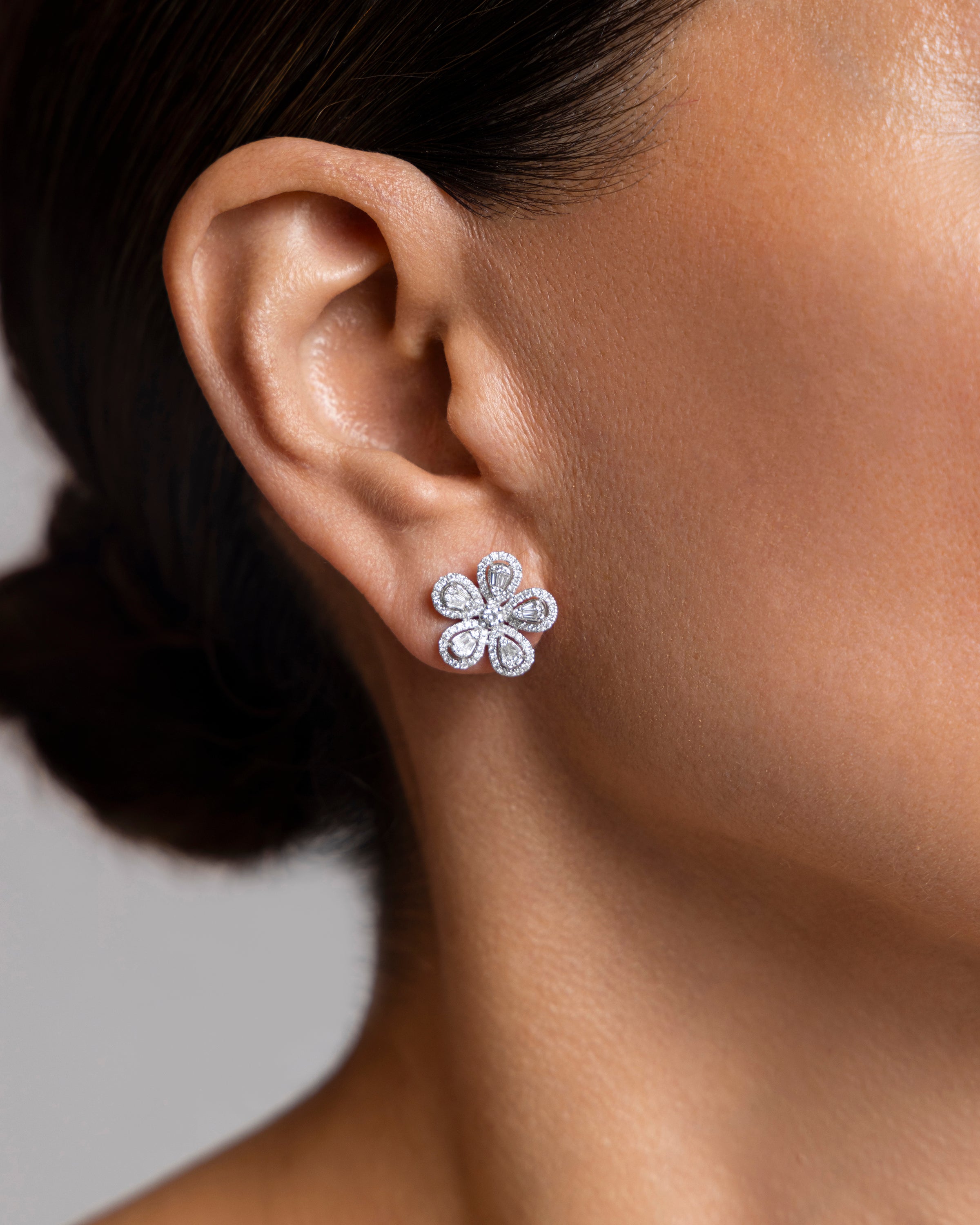 Petals Diamond Earrings