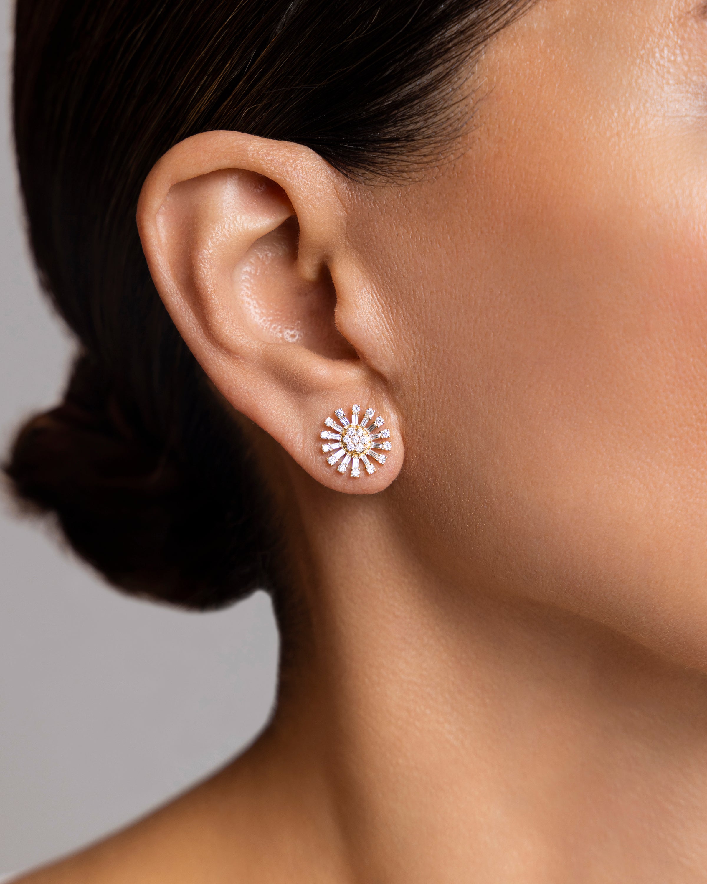 Starburst Diamond Earrings