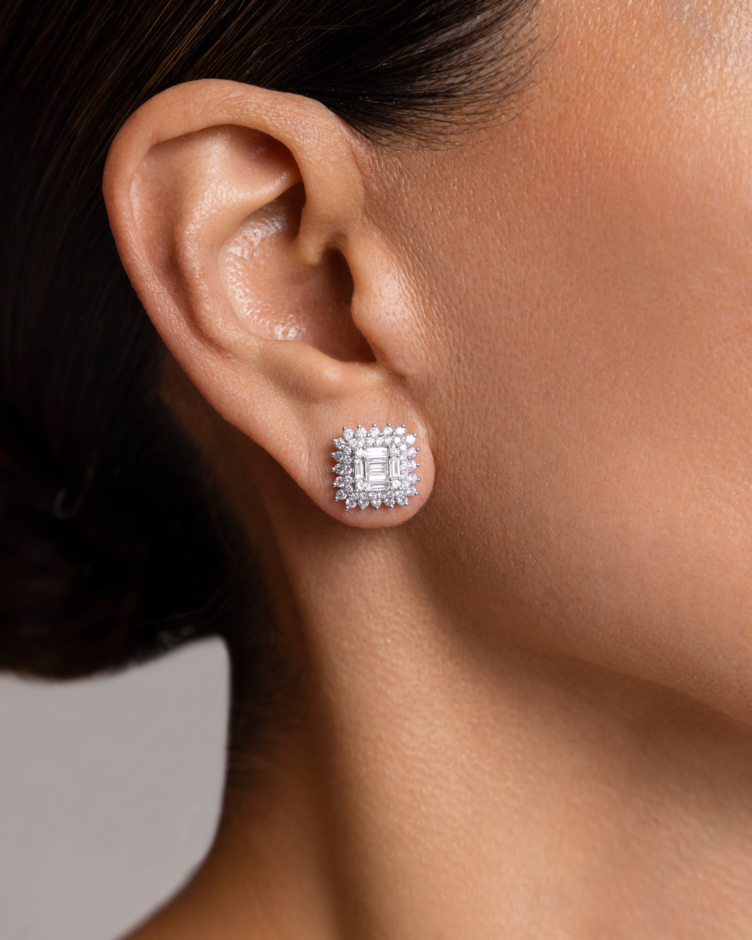 Shimmer Diamond Earrings