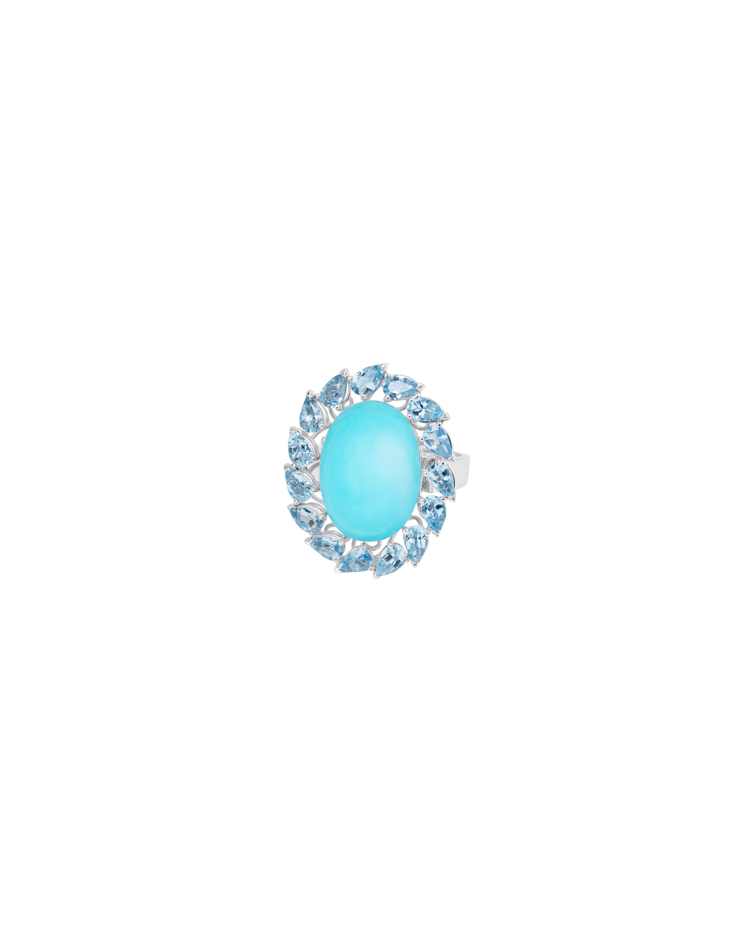 Modern Turquoise Ring