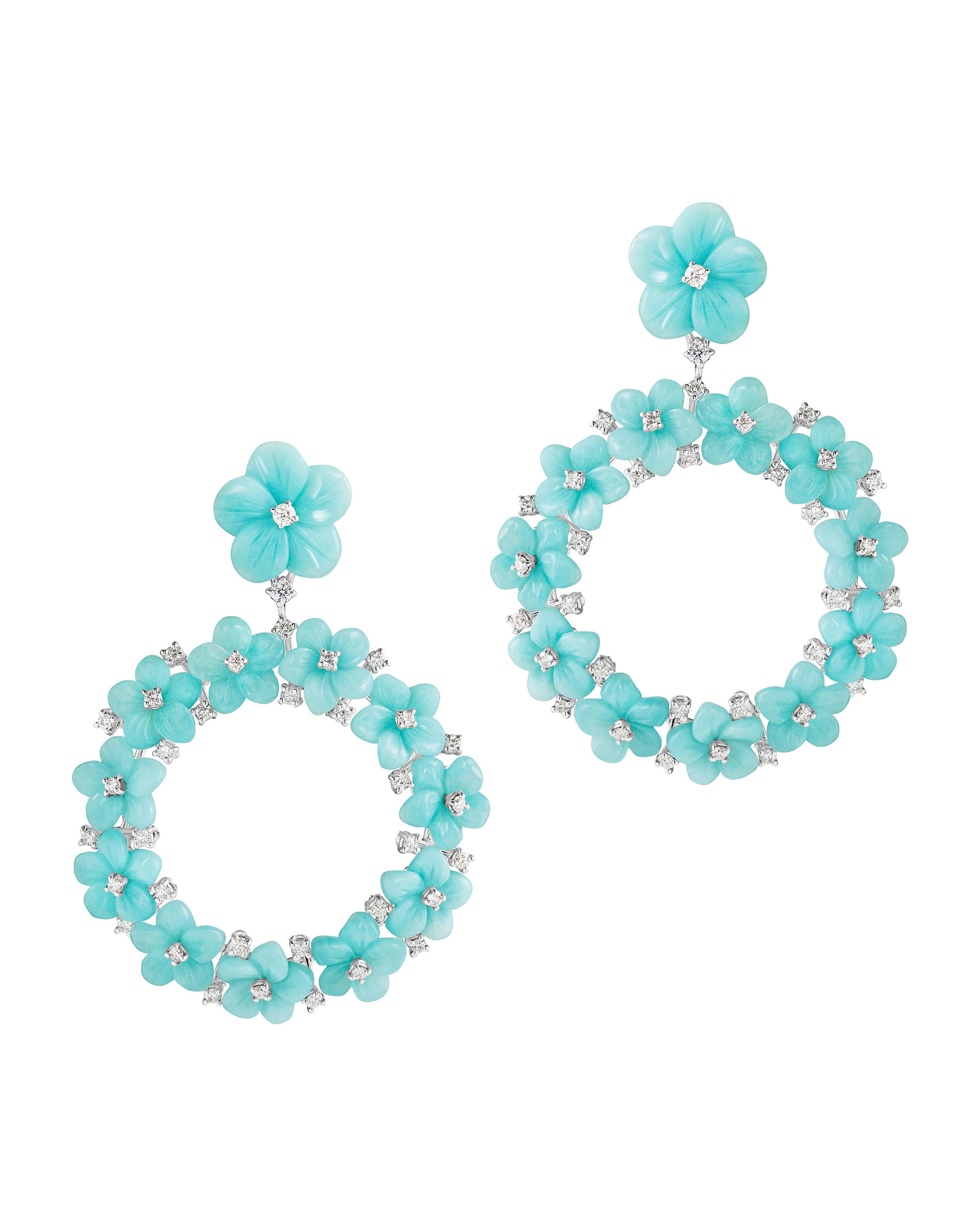 Floral Chandelier Earrings