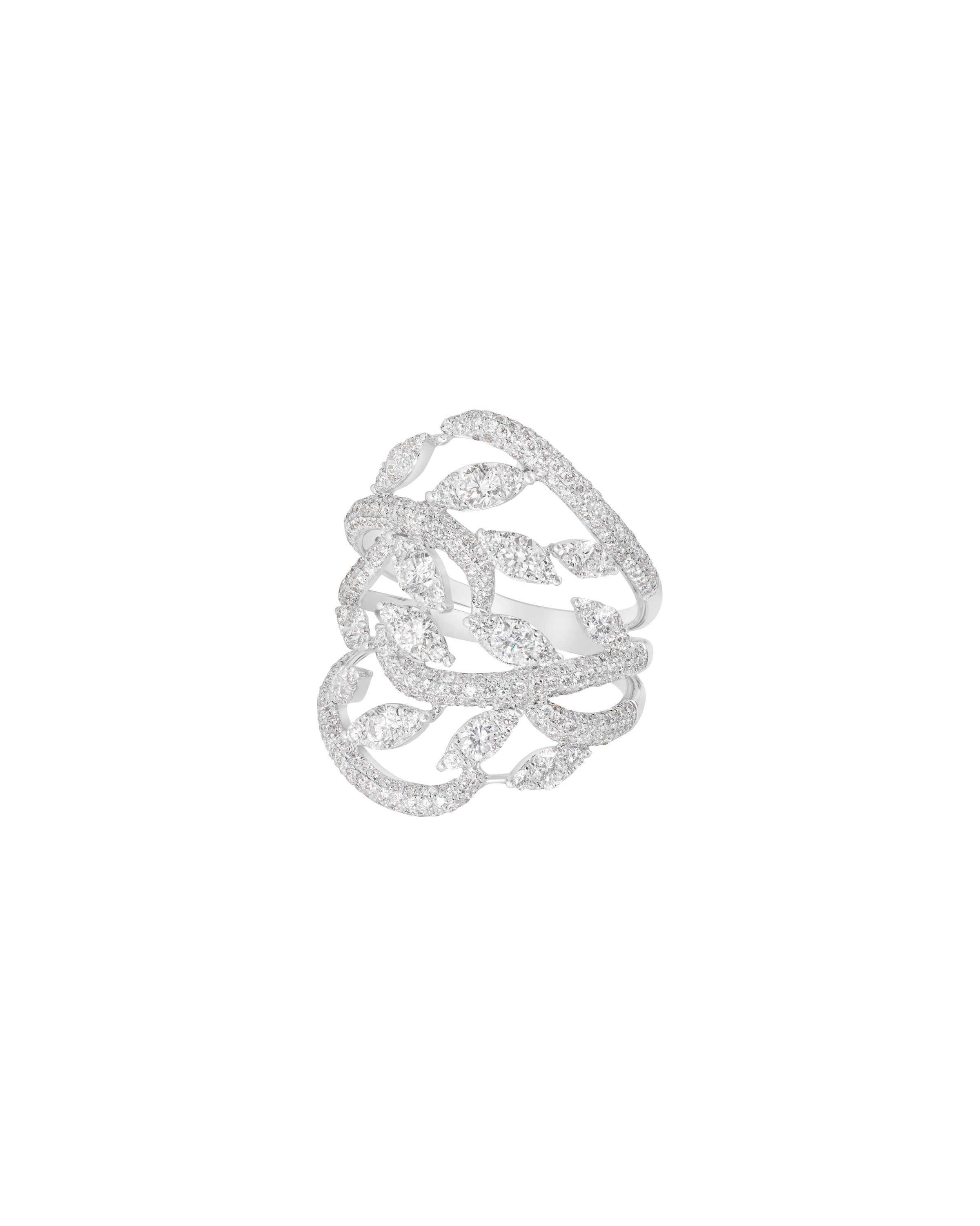 Delicate Lines Diamond Ring