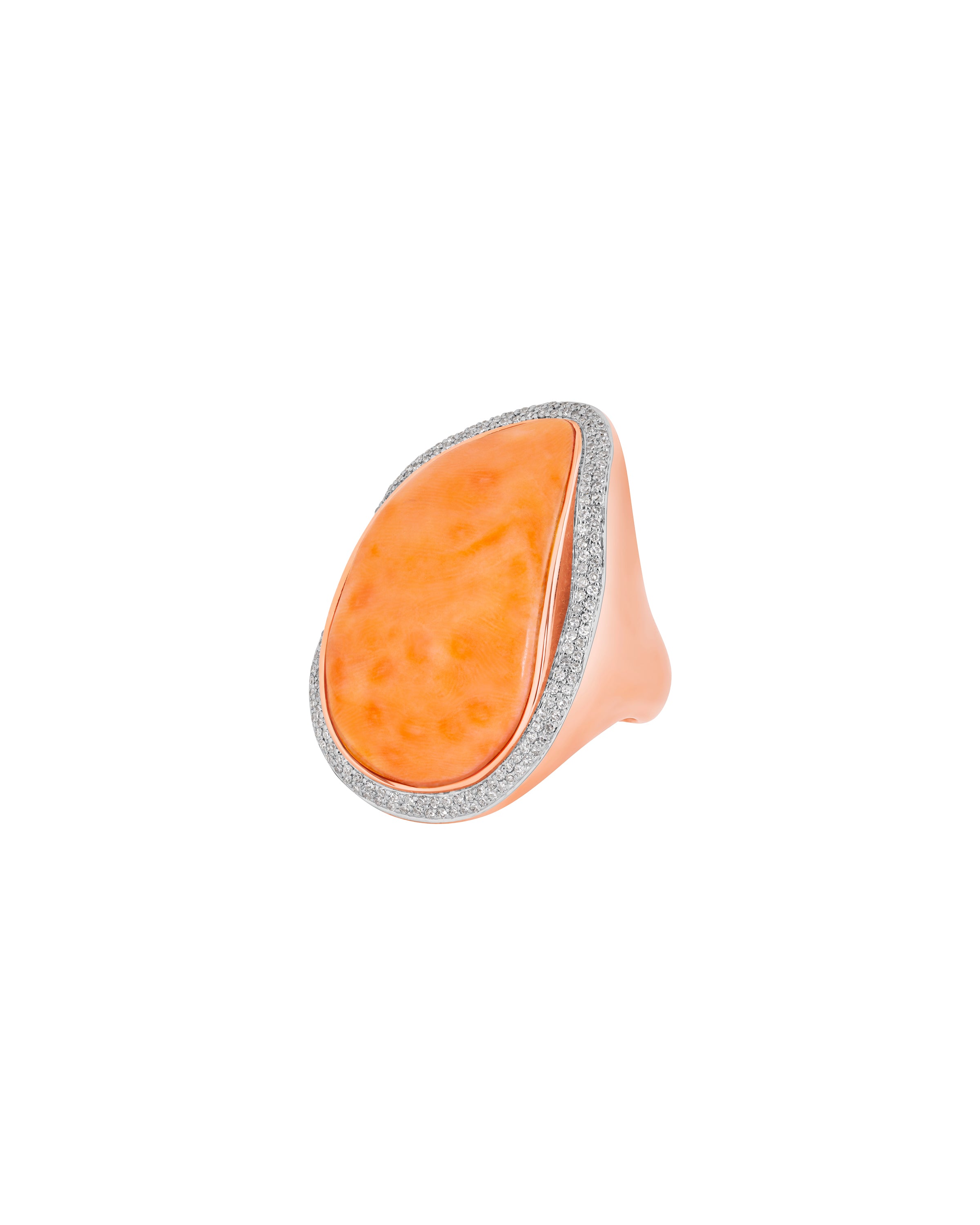 Statement Coral Ring
