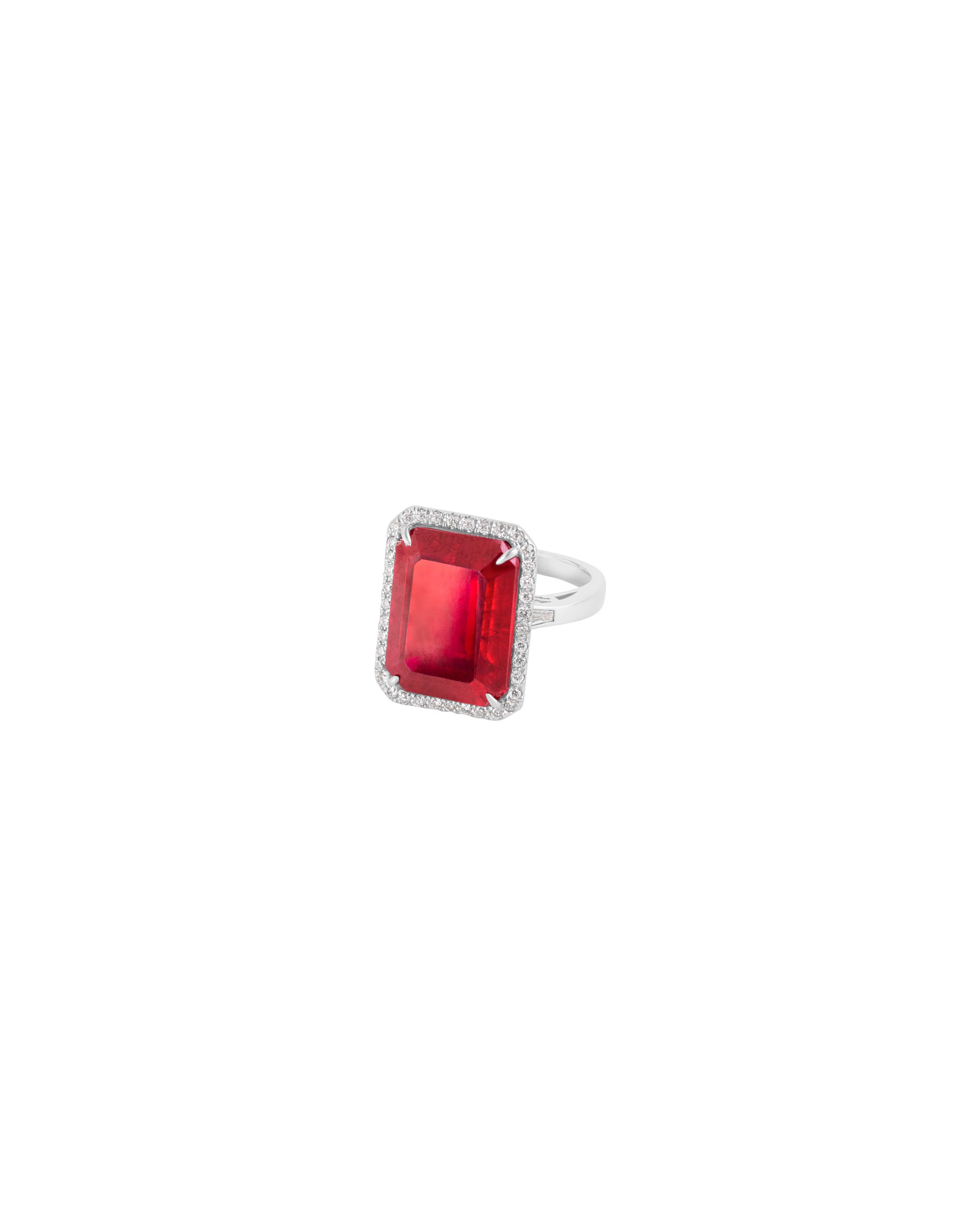 Reconstructed Ruby Ring