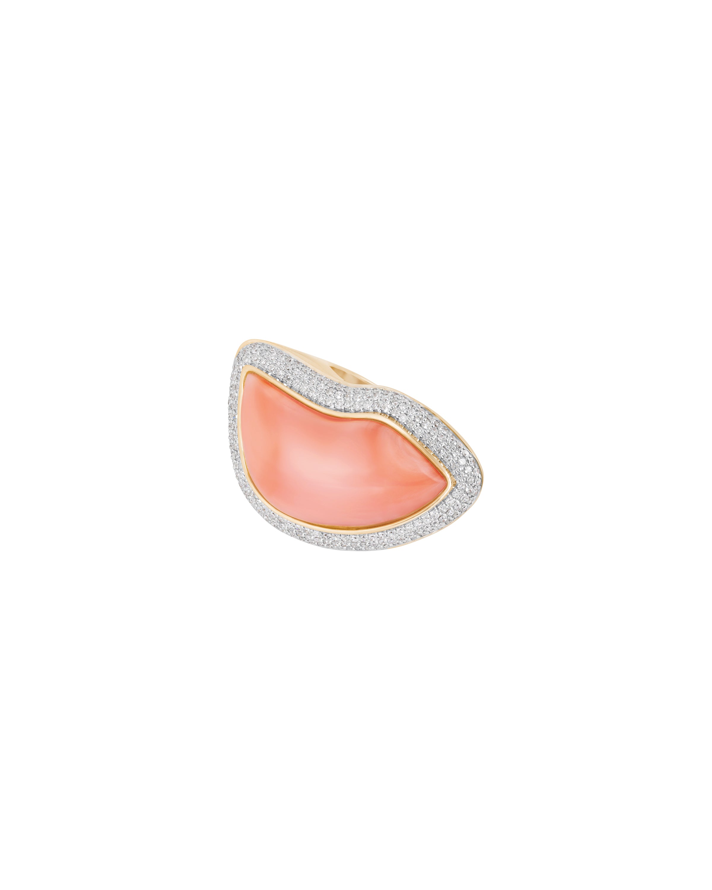 Archival Coral Ring