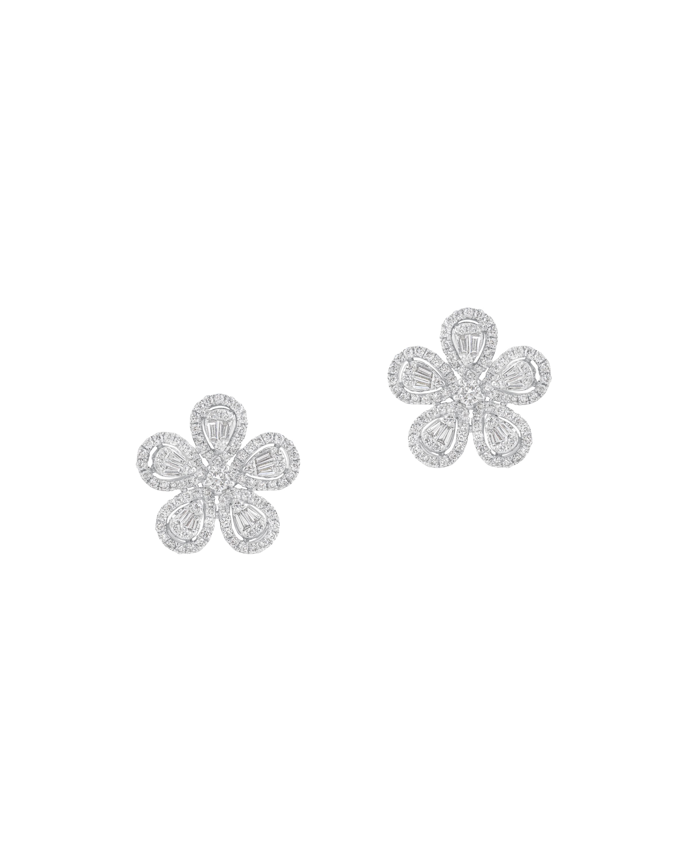Petals Diamond Earrings