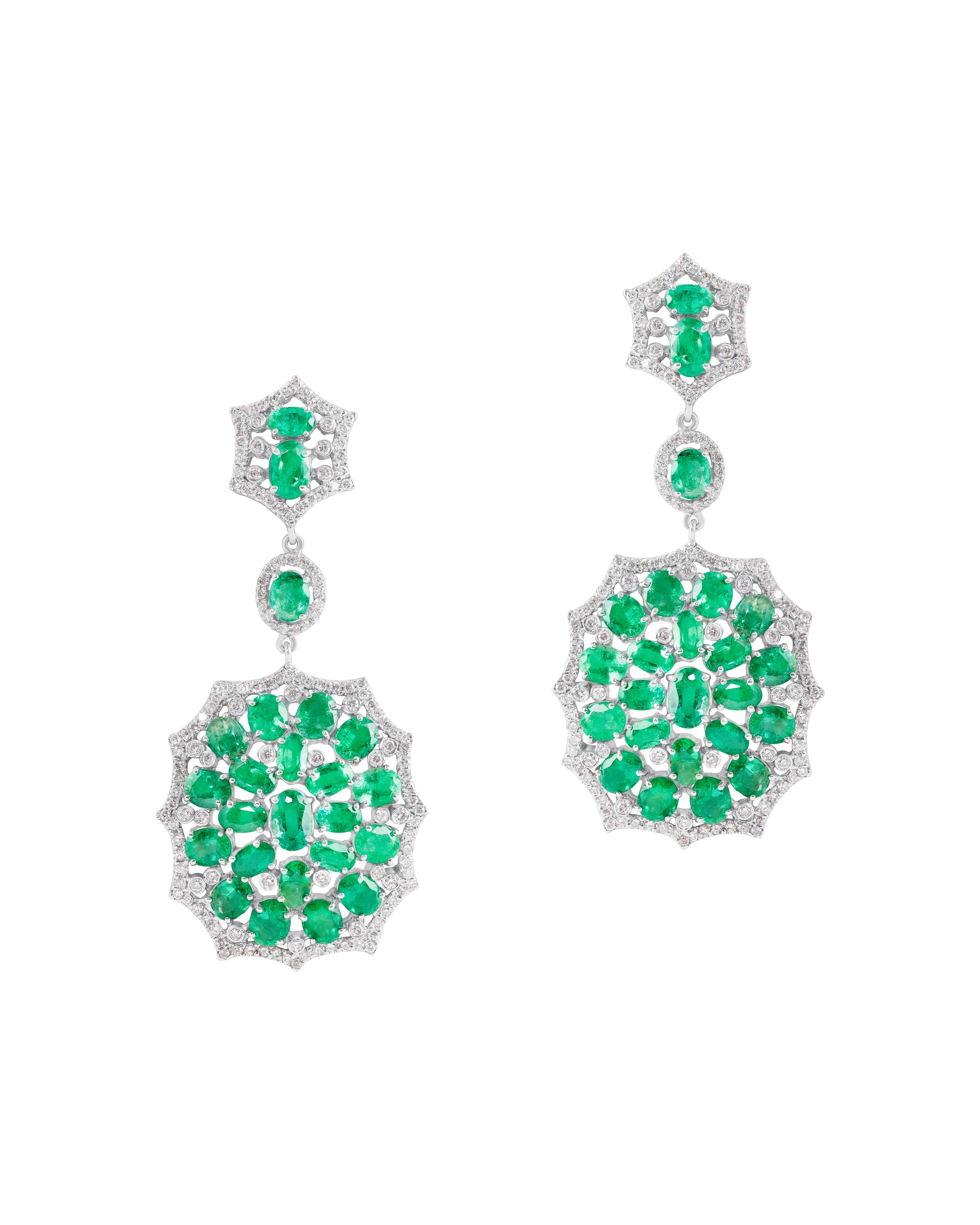 Emerald Drop Earrings