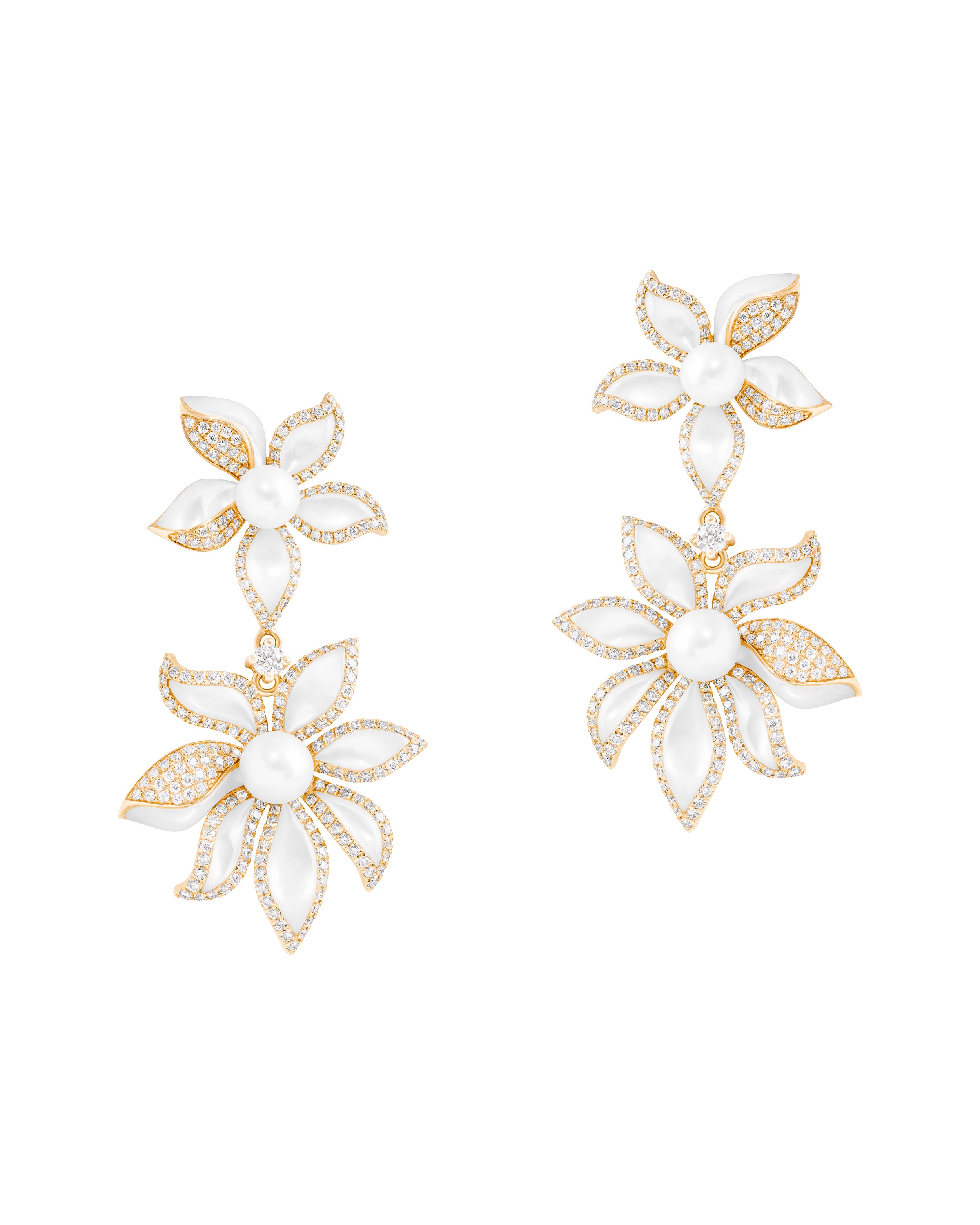 Floral Chandelier Earrings