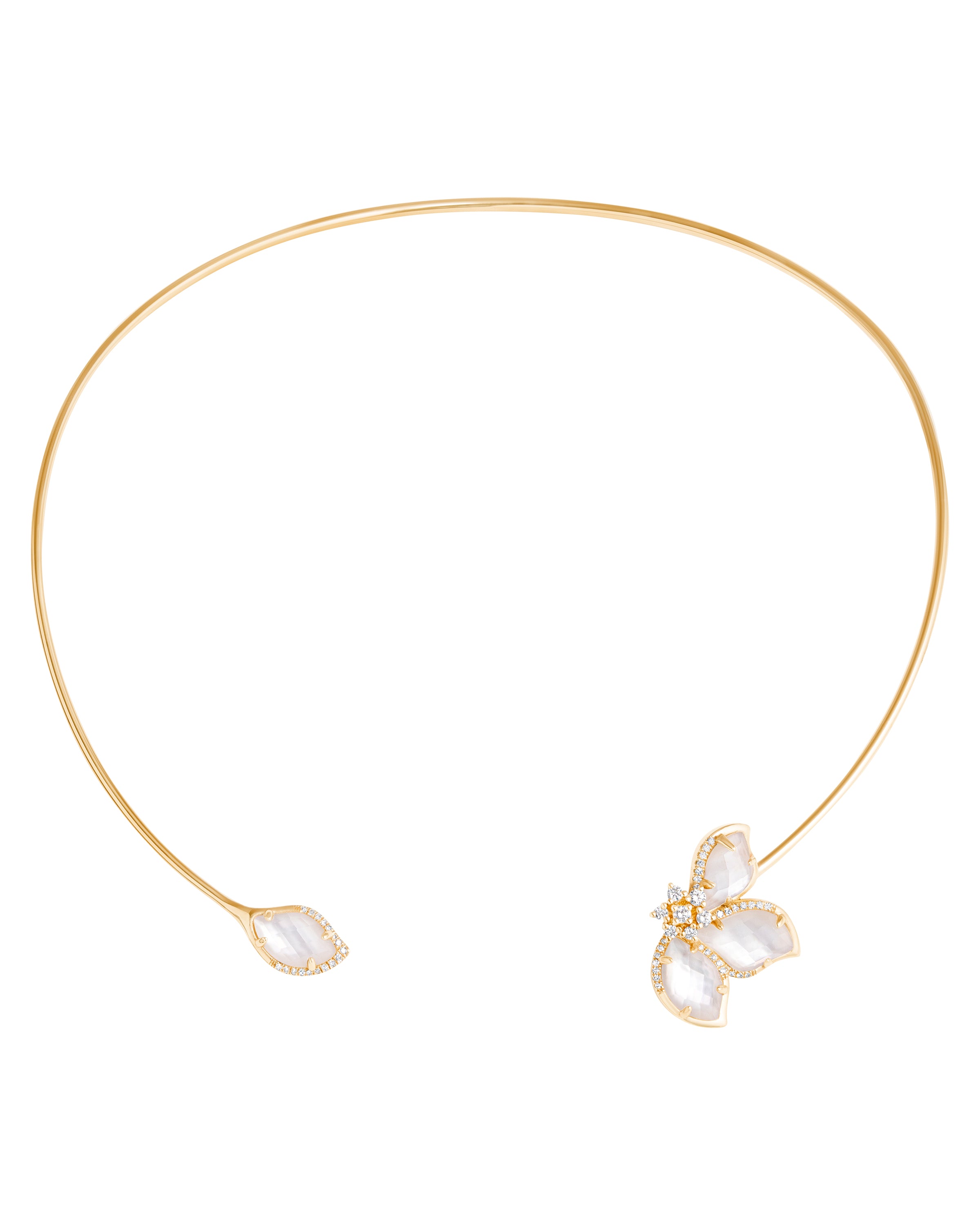 Il Petalo Meta Collier in Mother of Pearl