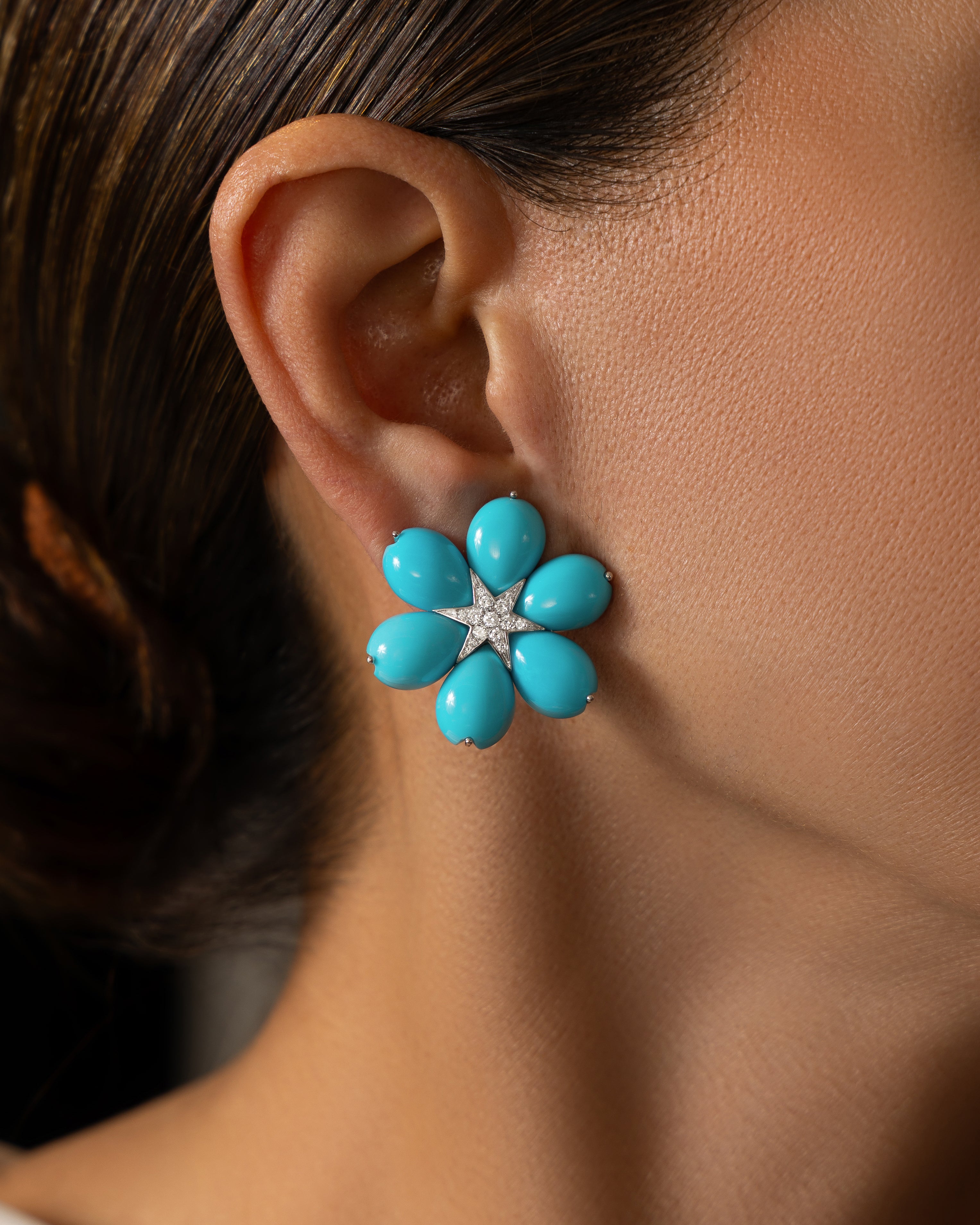 Celestial Turquoise Earrings