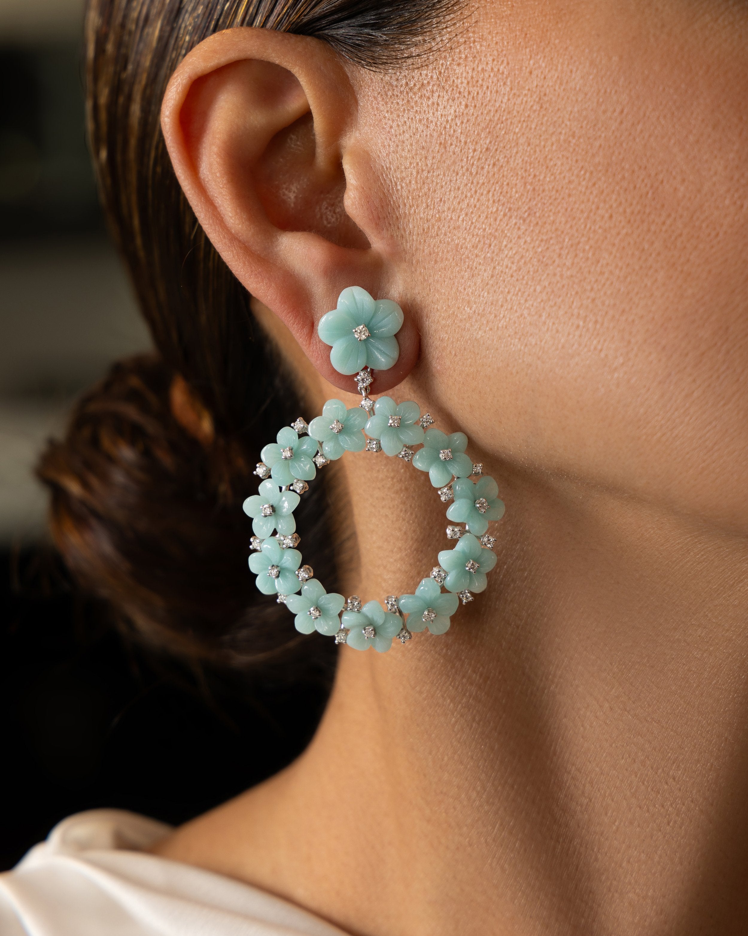 Floral Chandelier Earrings