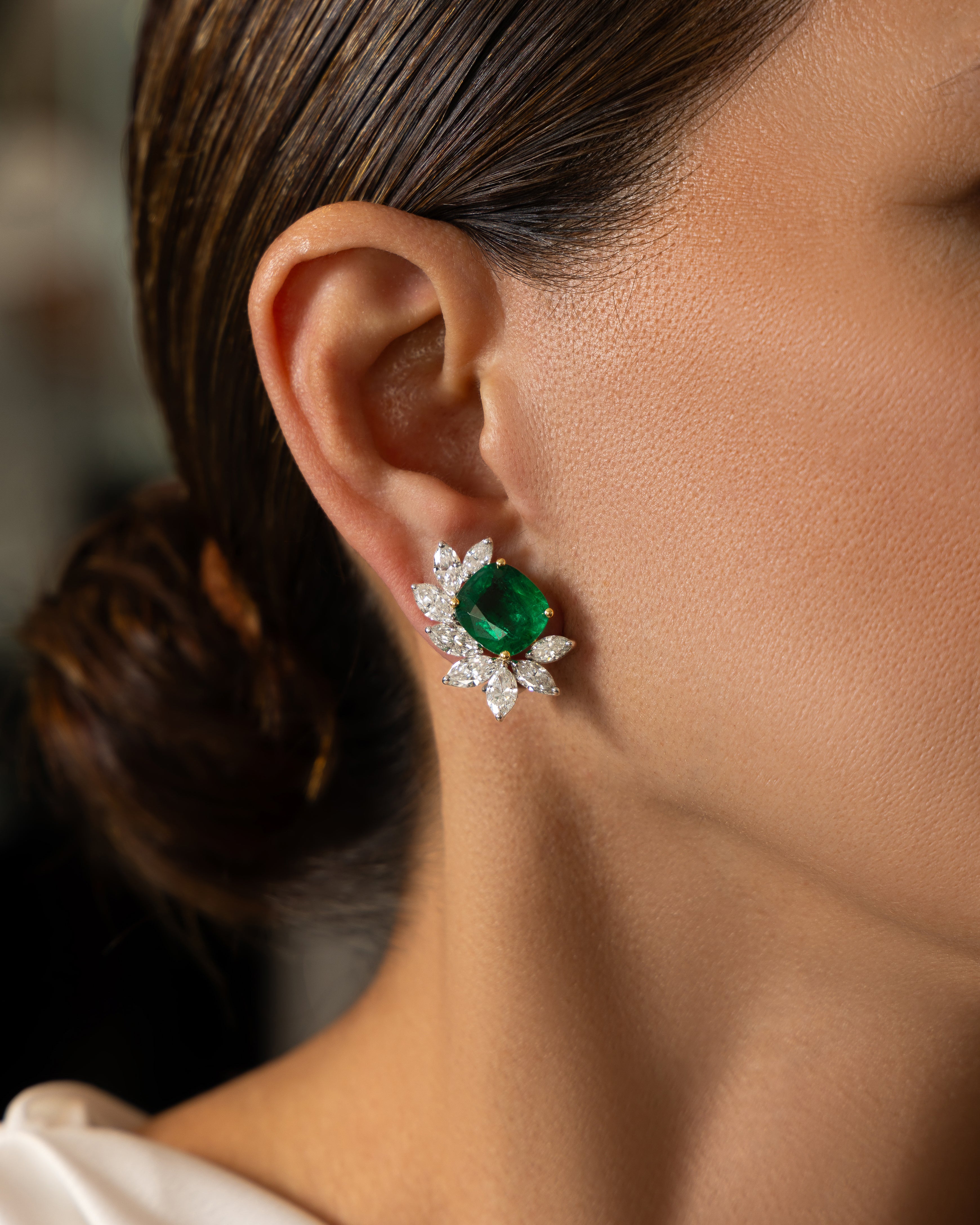 Magnificent Emerald Earrings