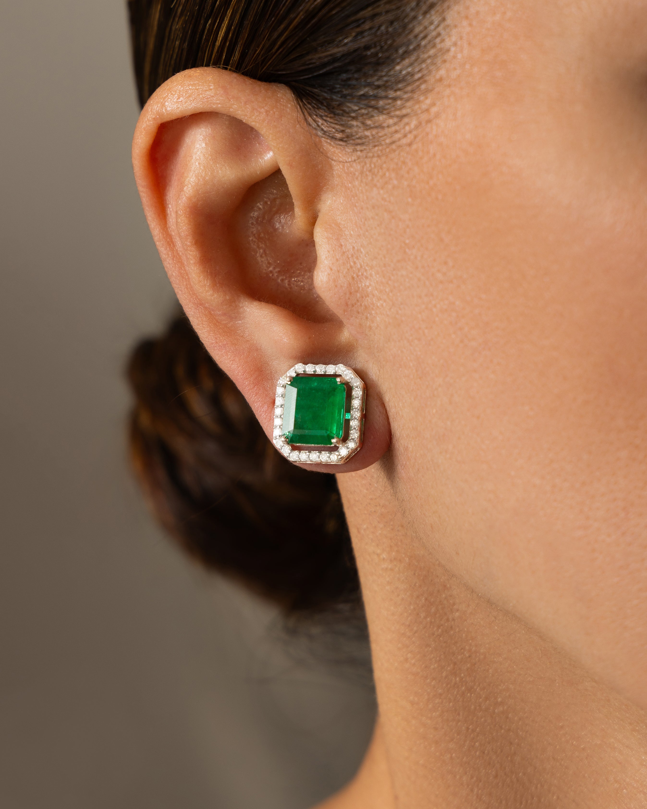 Timeless Emerald Earrings