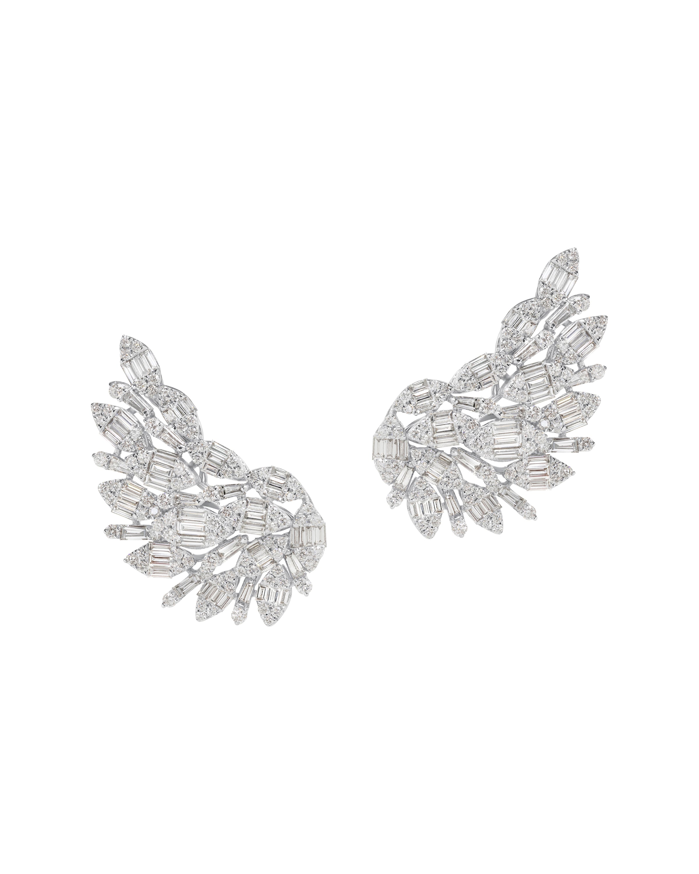 Diamond Wing Ear Climber