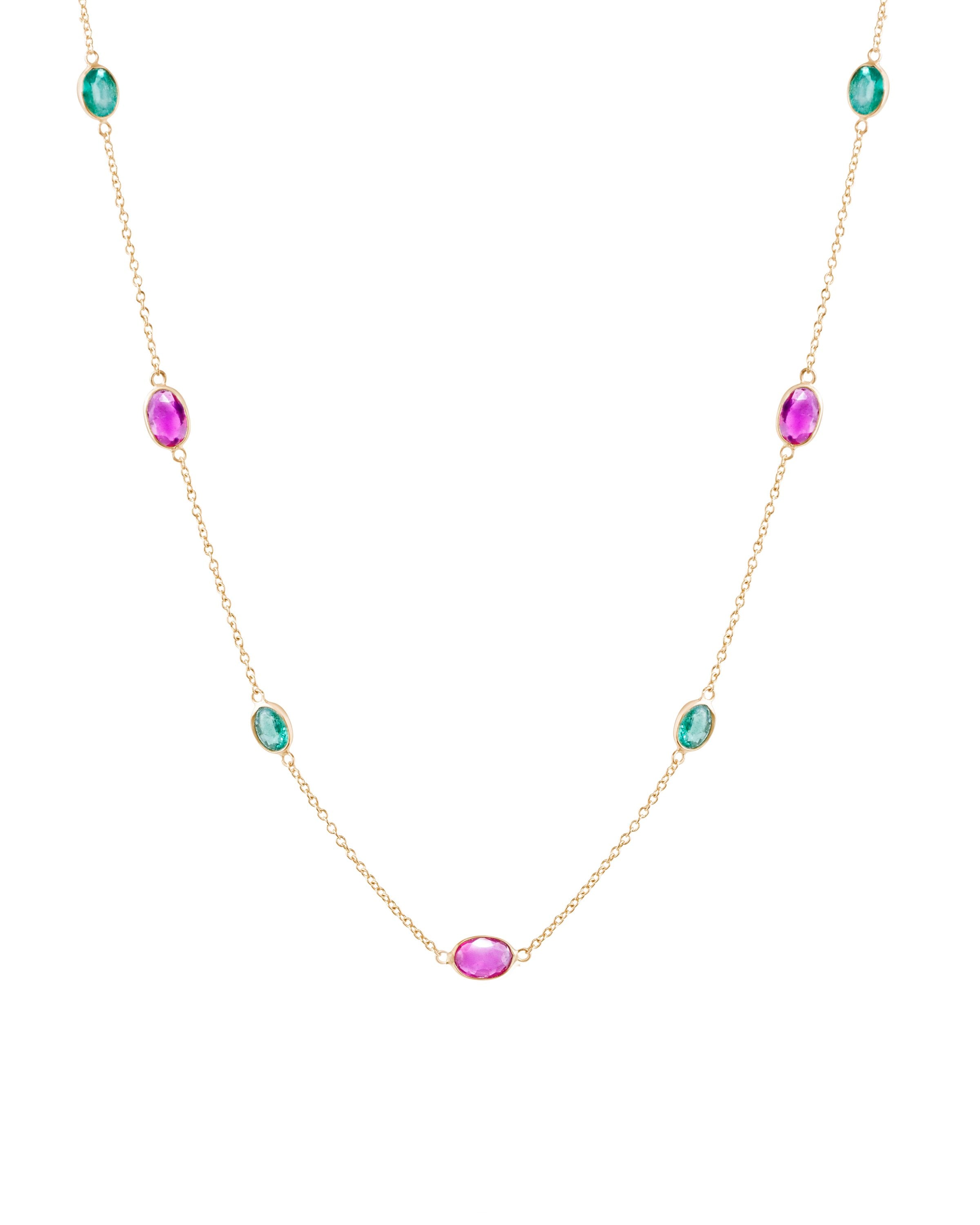 Confetti Ruby Necklace