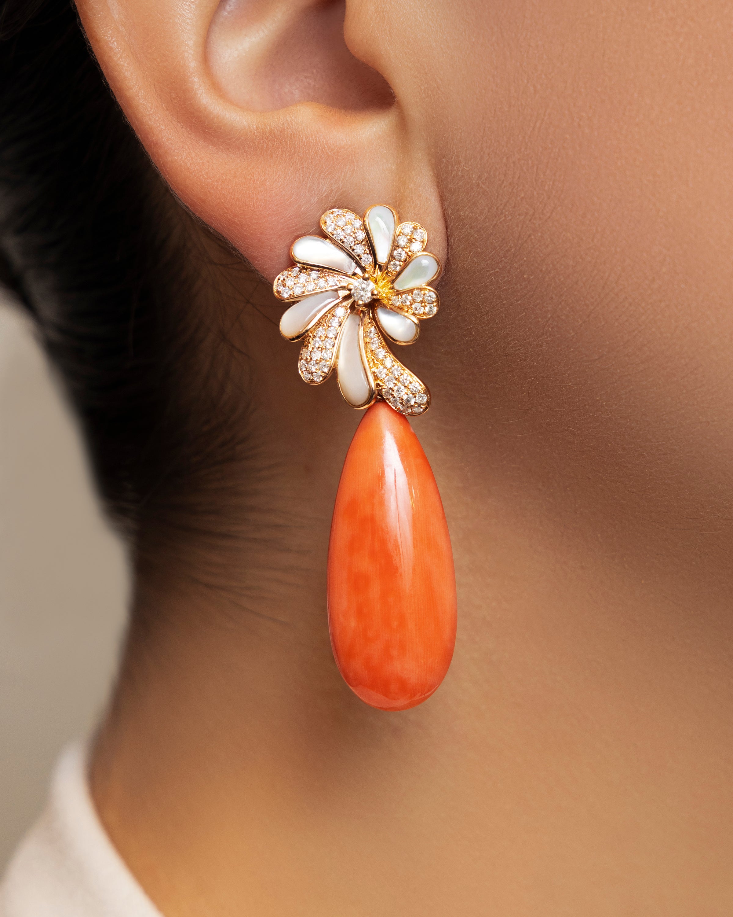 Floral-Inspired Earrings