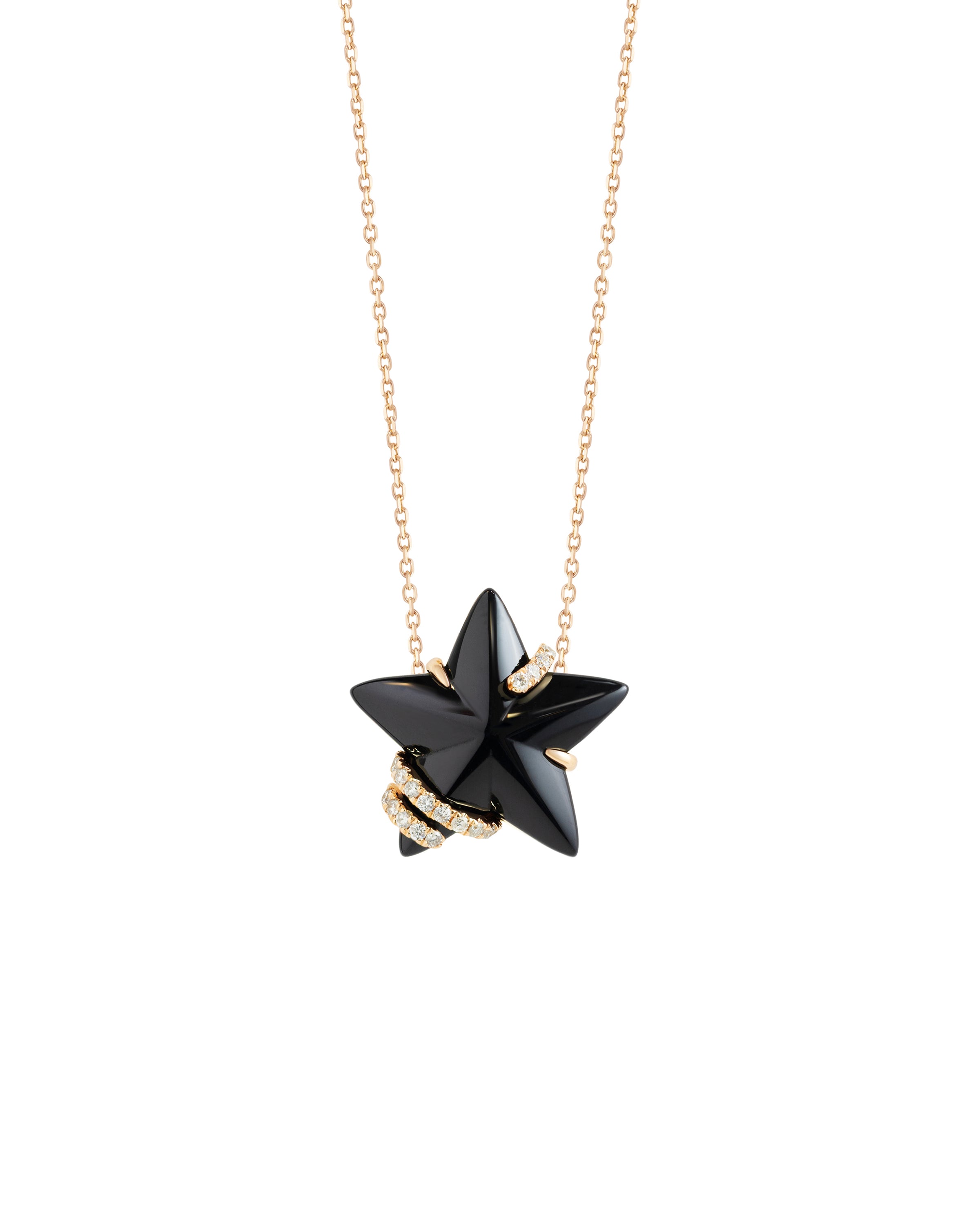 Stella Luna Necklace in Black Onyx