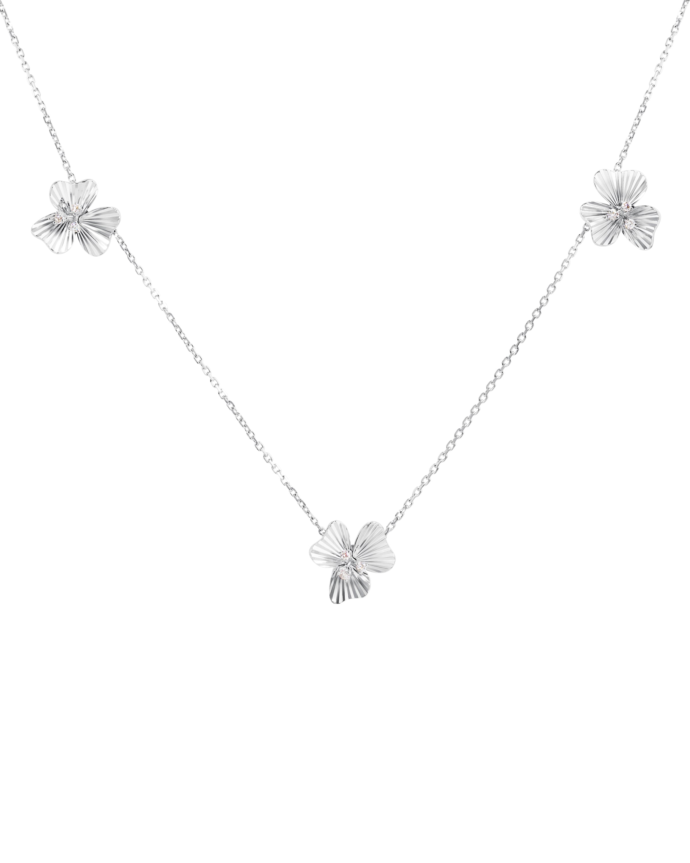 Doré Three Mini Flower Necklace