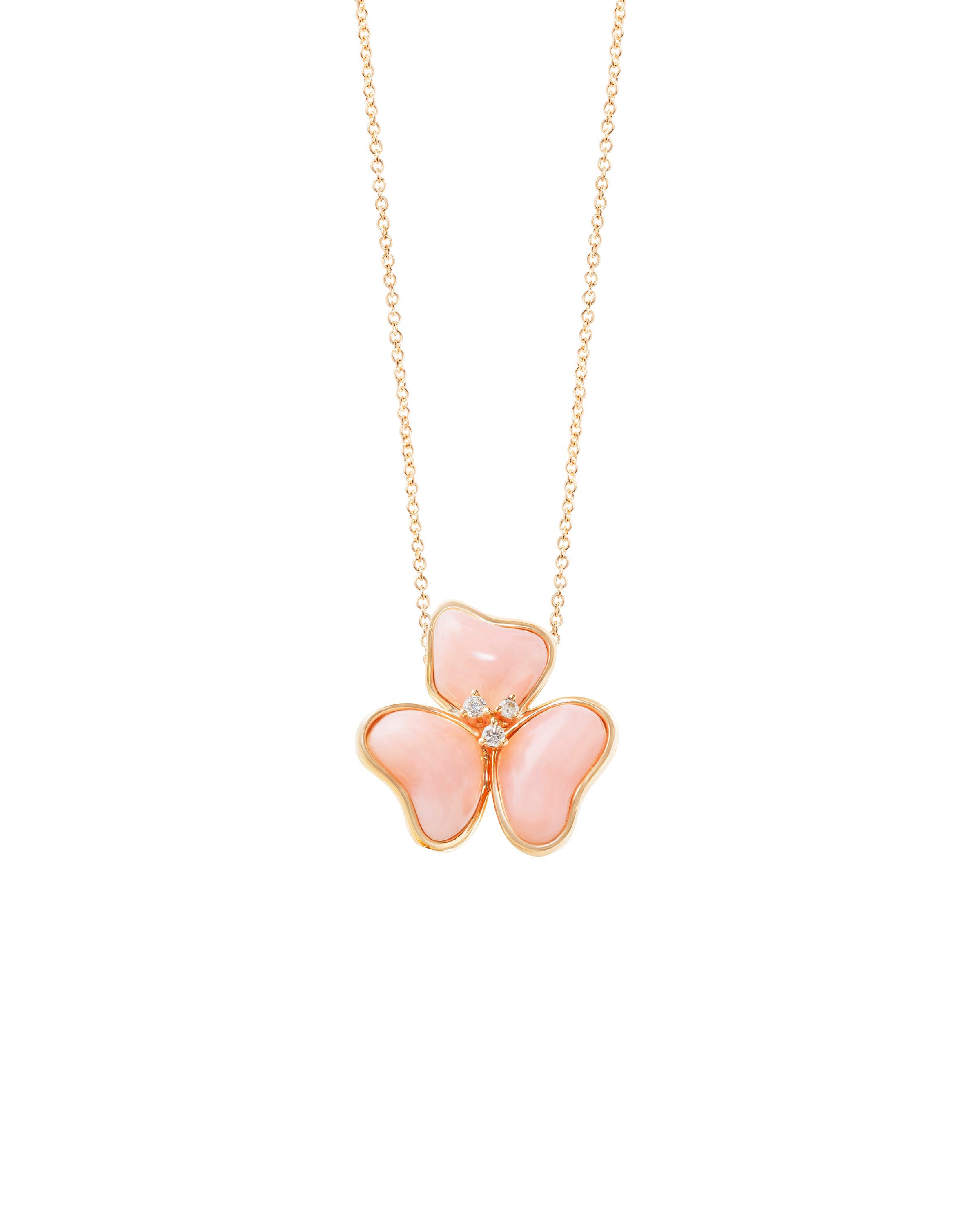 Il Petalo Classic Single Charm in Pink Opal