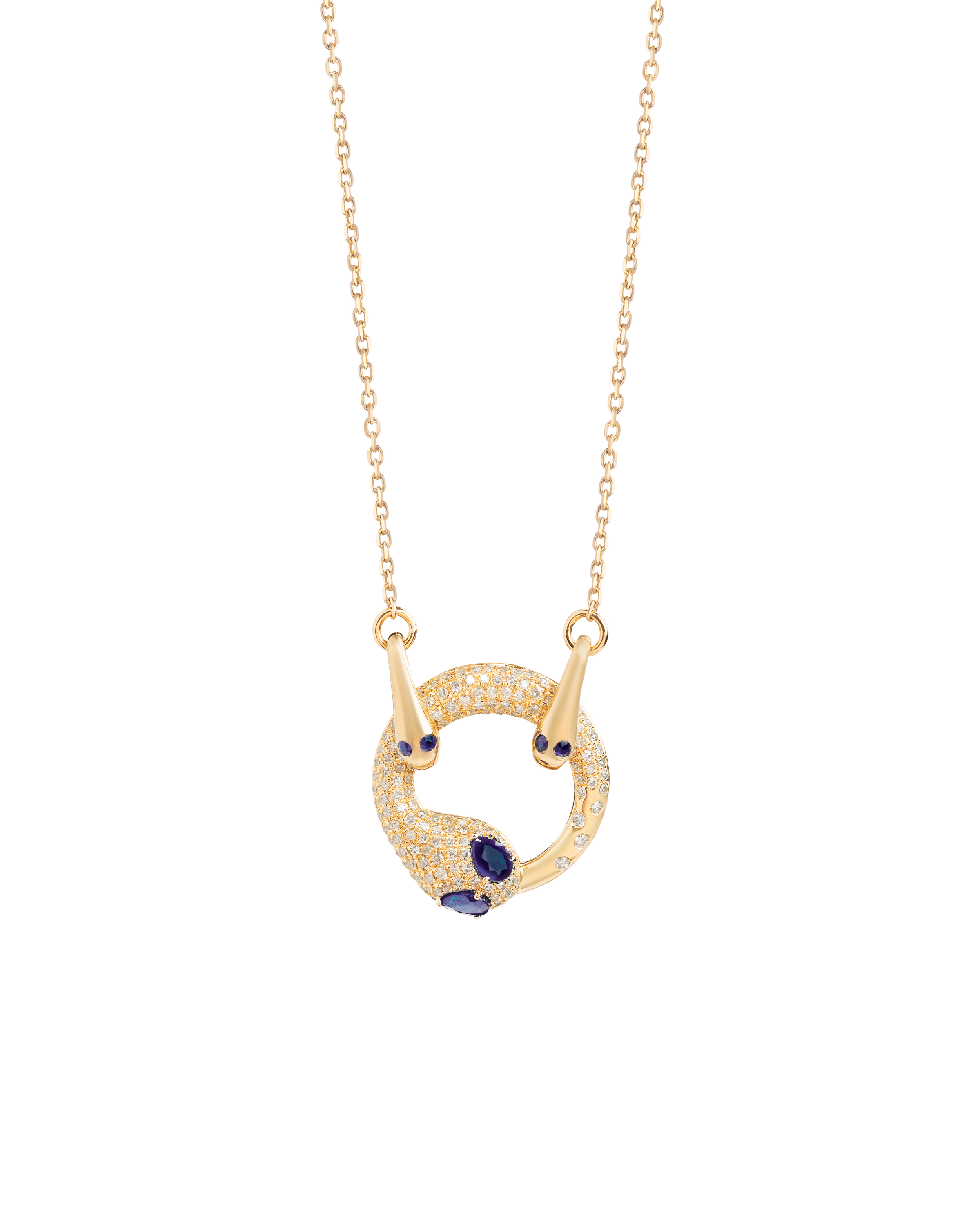 La Serpiente Sapphire Necklace