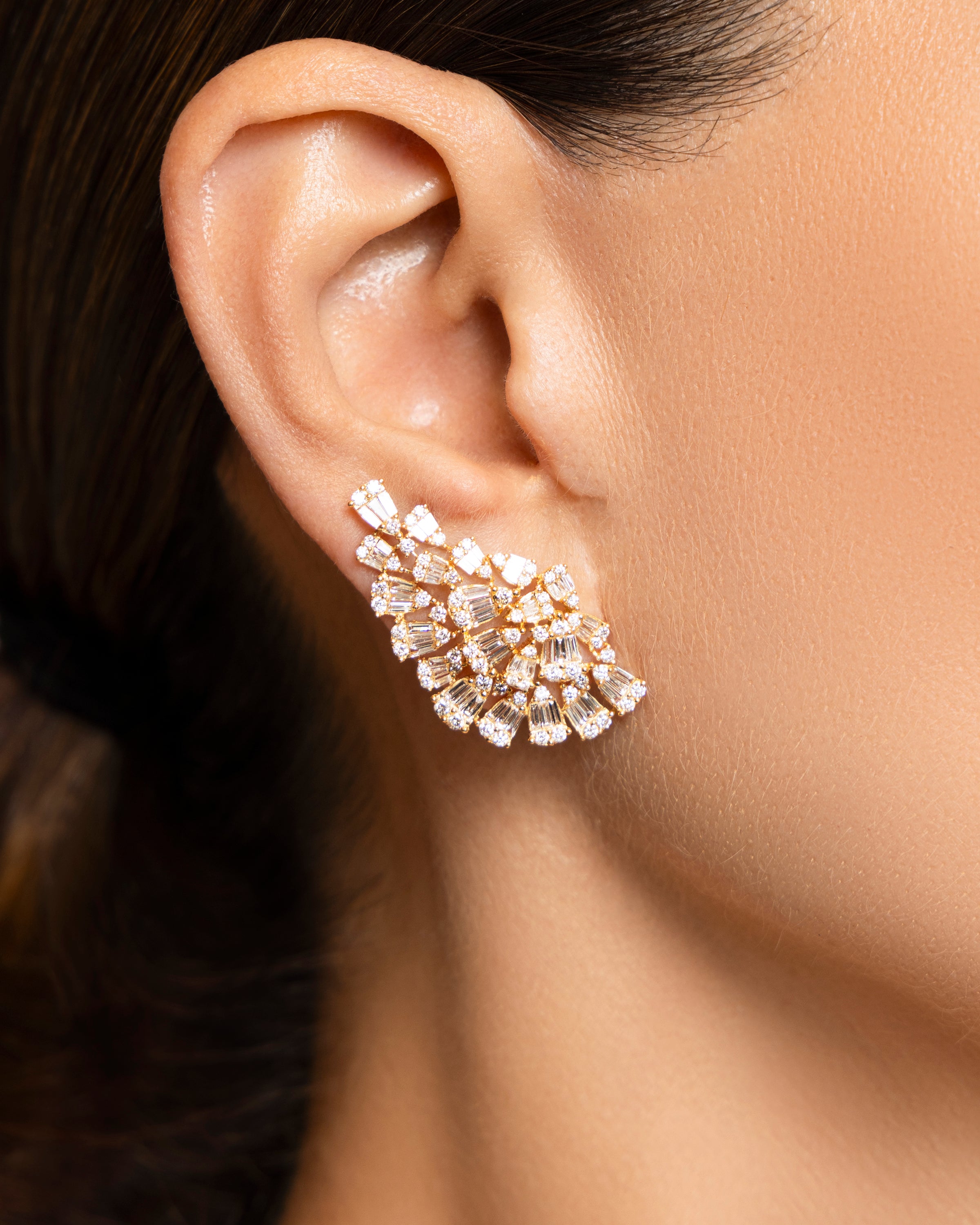 Fan Ear Cuff Earrings