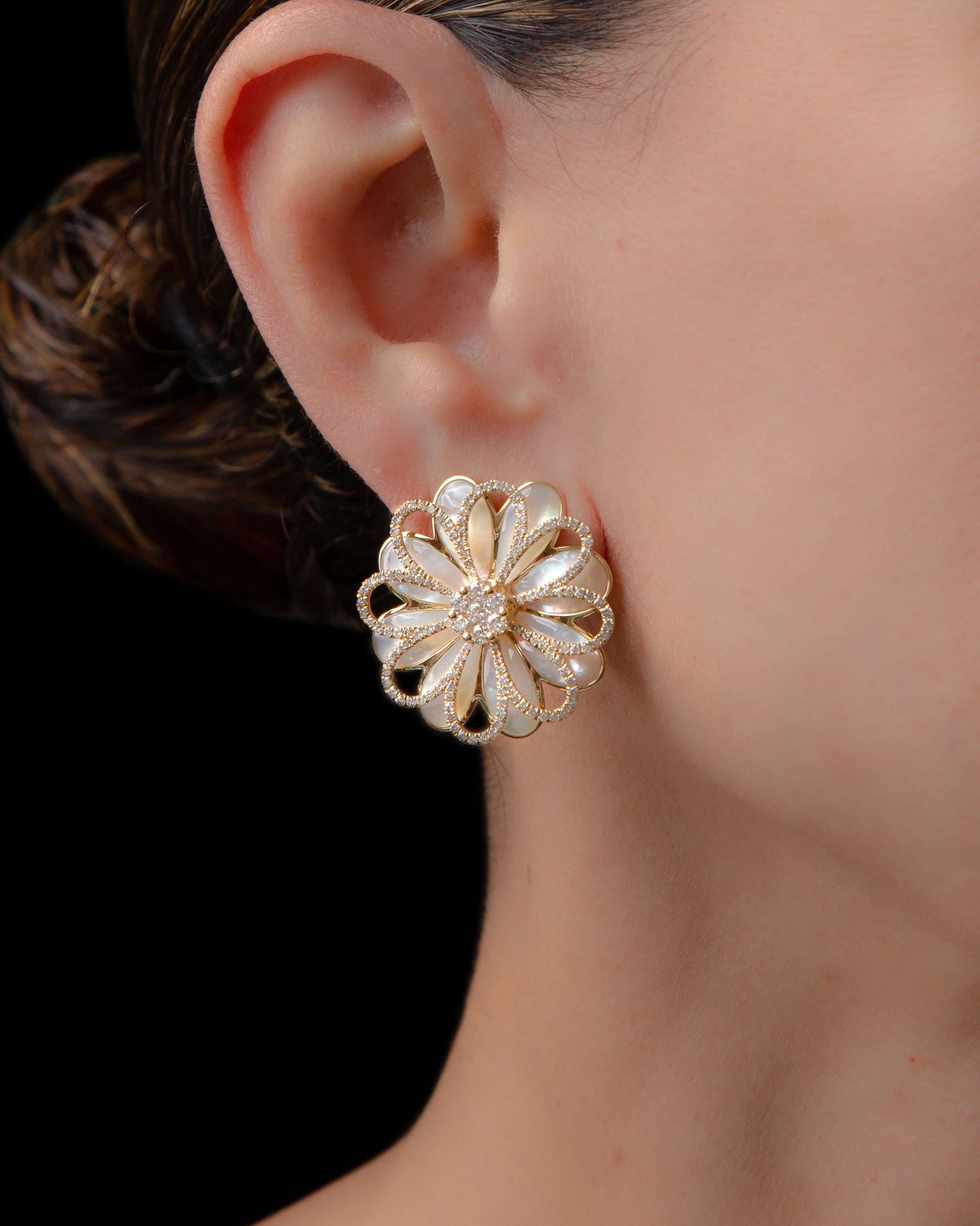 Palm Beach Knot Daisy Earrings
