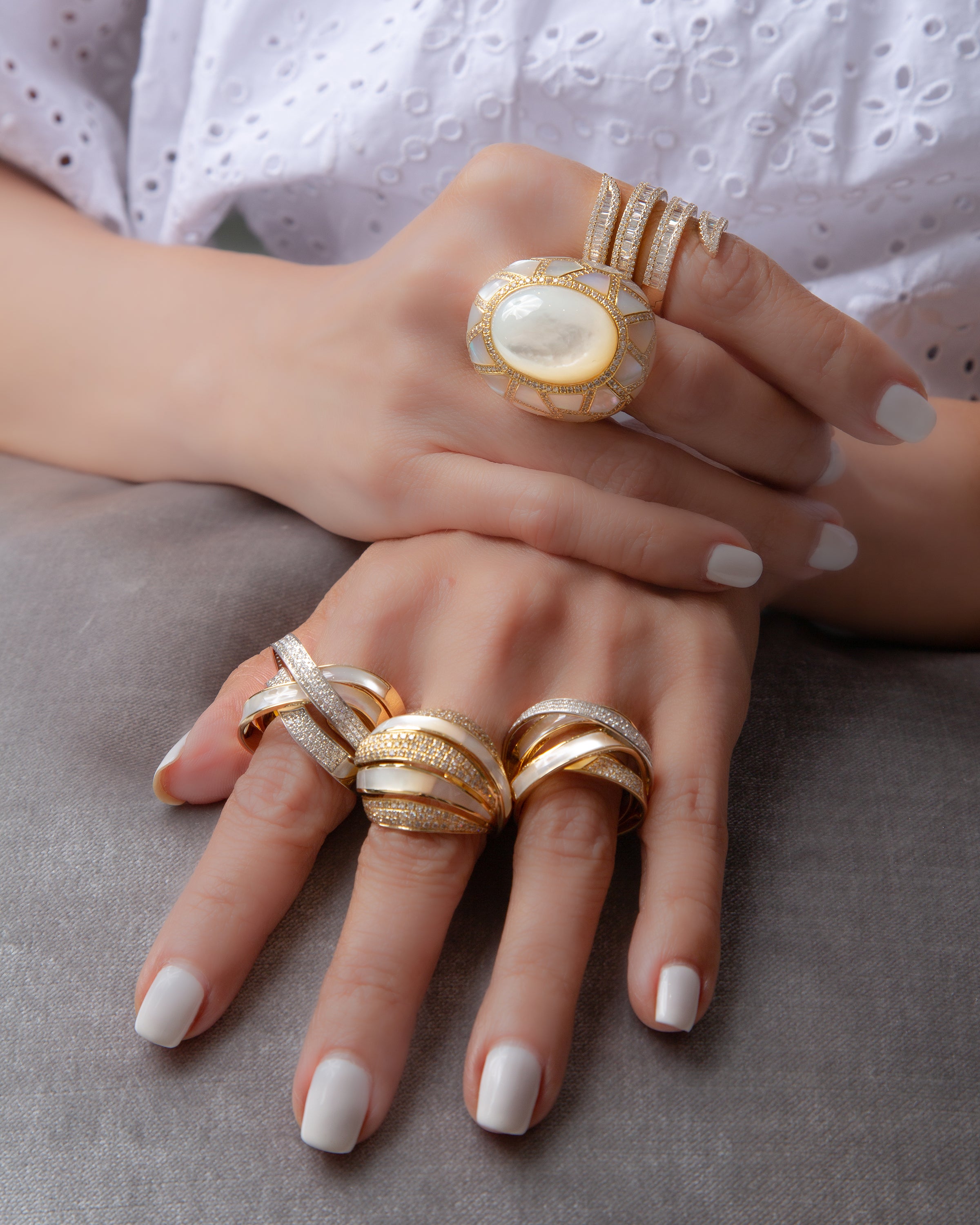 Palm Beach Knot Cabachon Ring