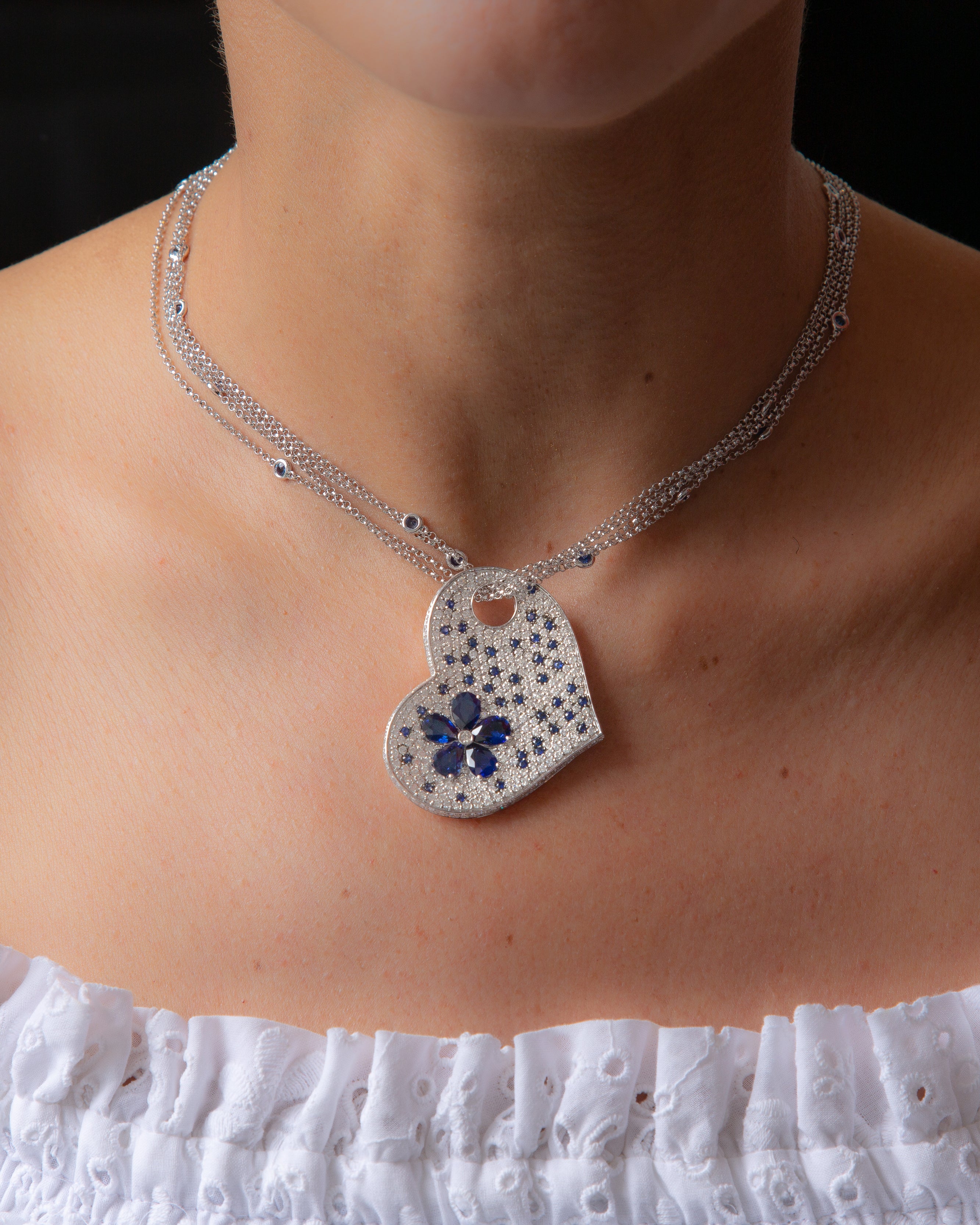 Floral Heart Pendant