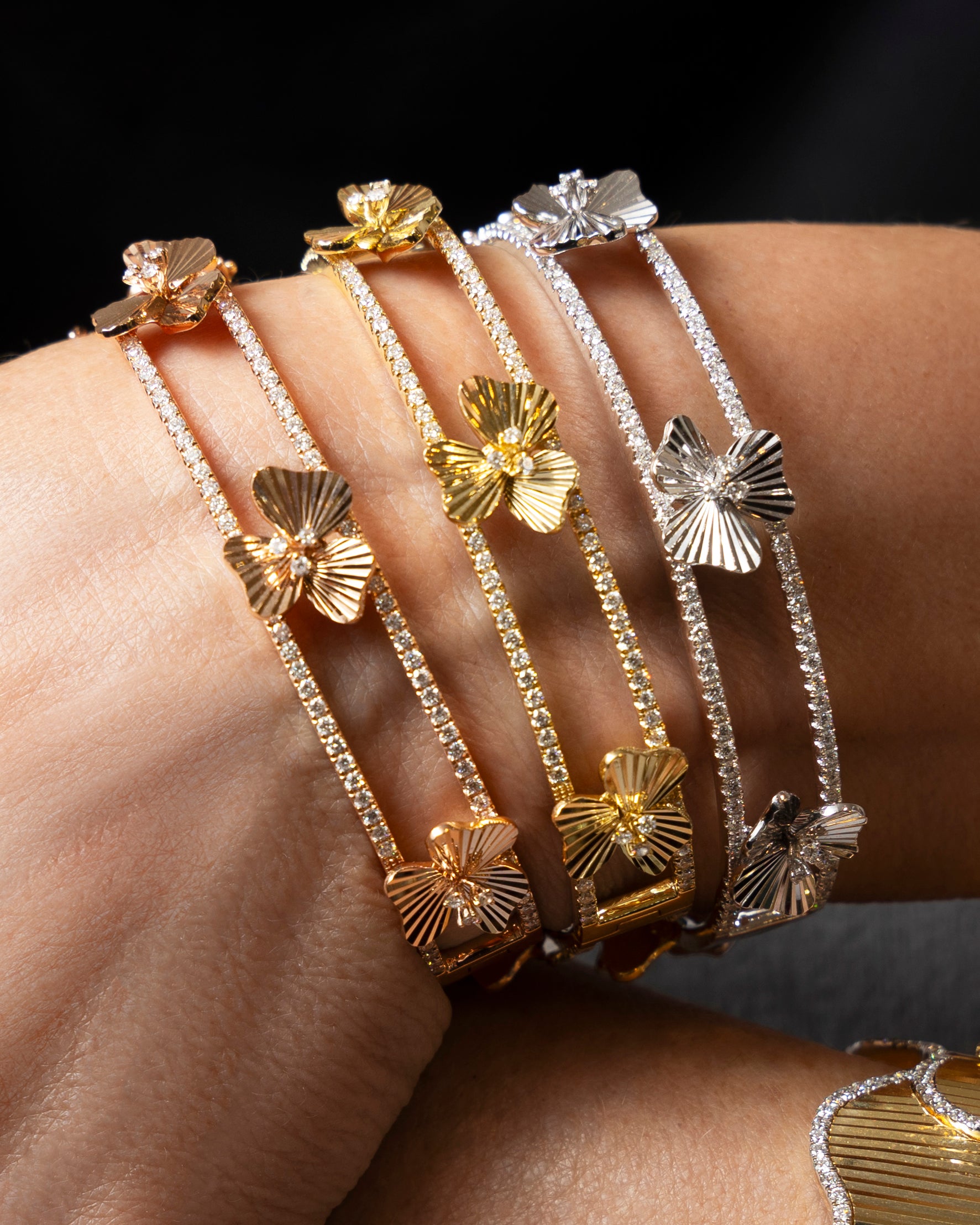 Doré Multi Fiori Cuff