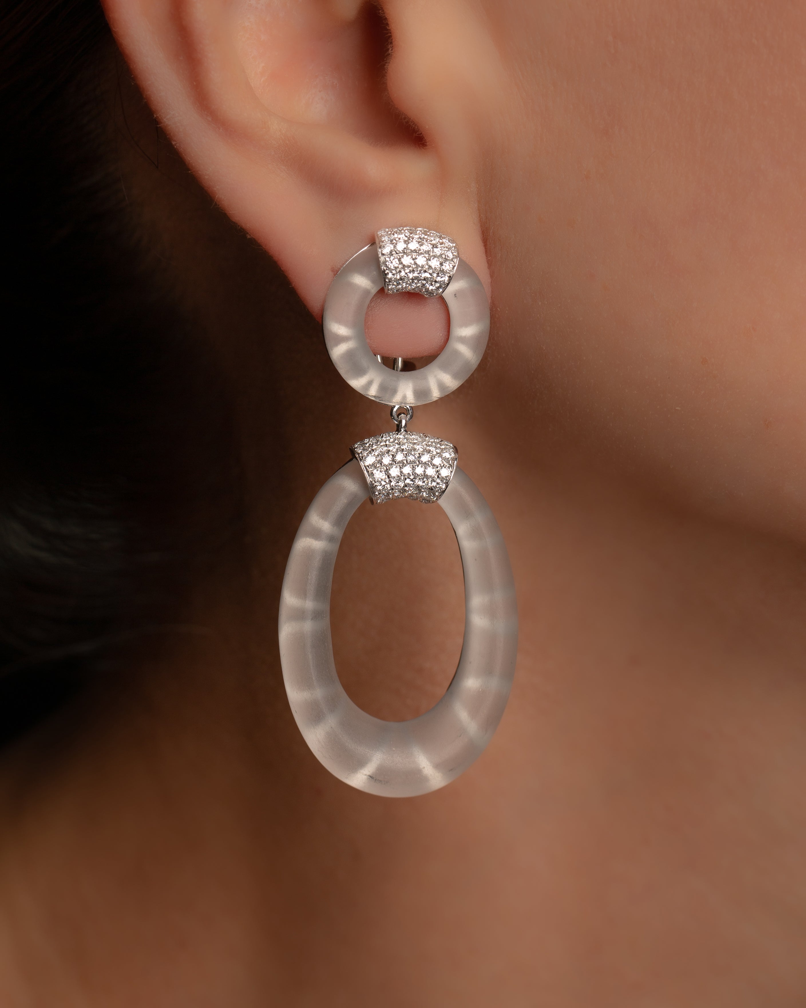 Delicate Rock Crystal Drops