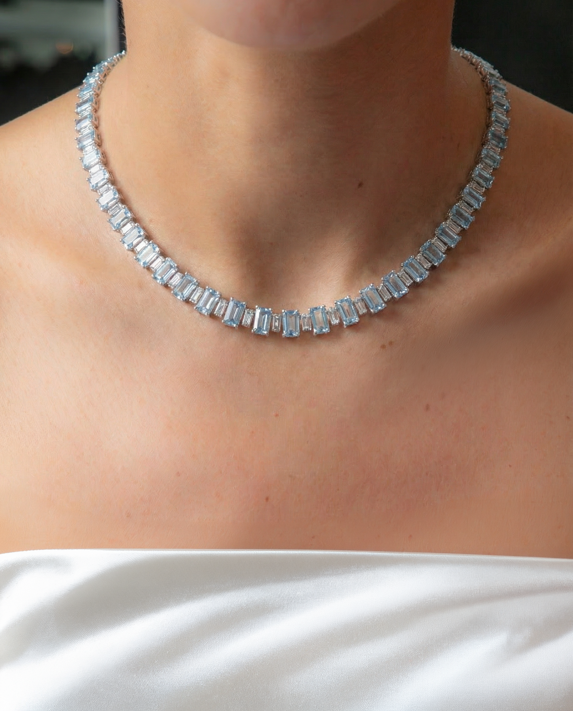 Timeless Aquamarine Necklace