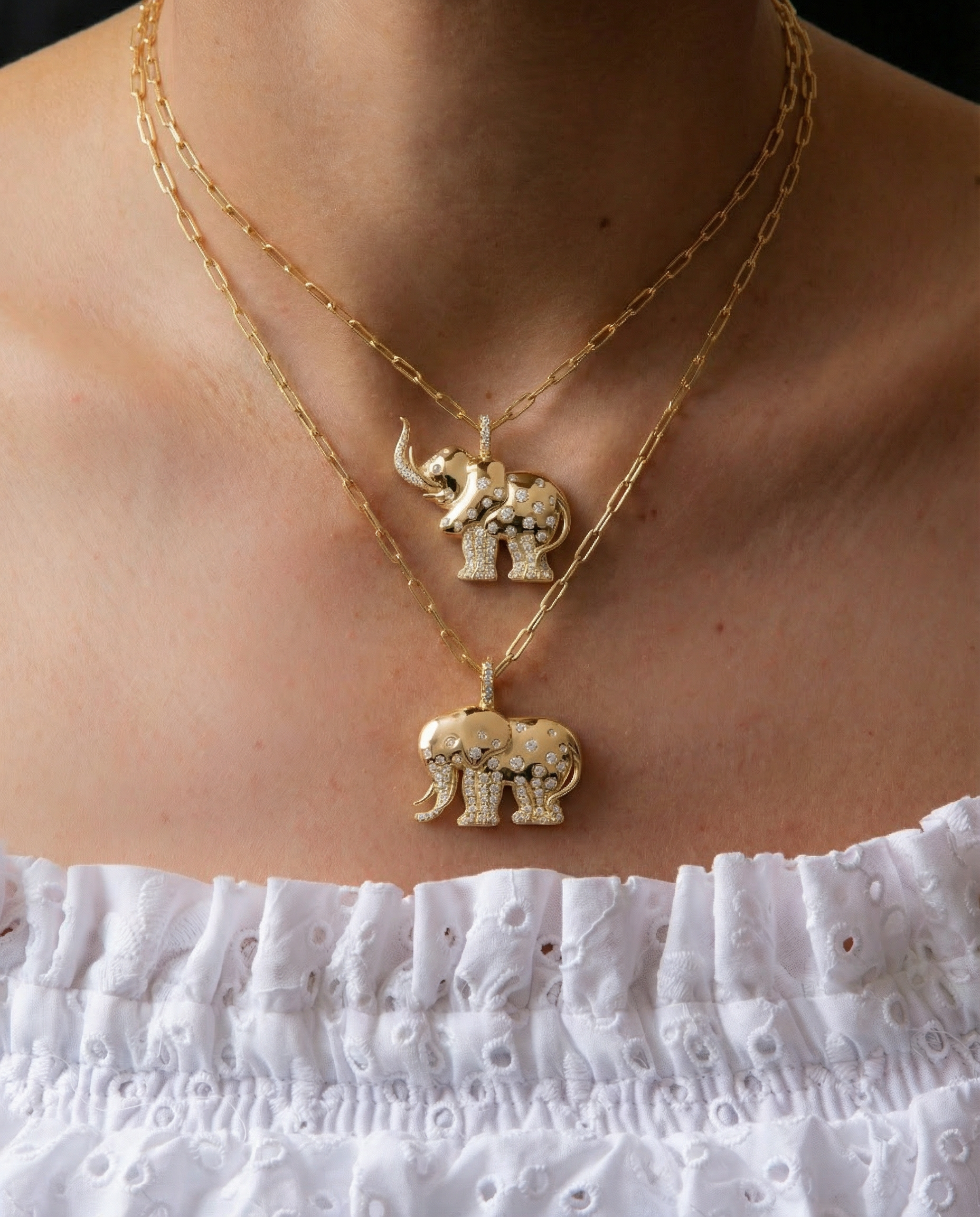 Baby Elephant Pendant