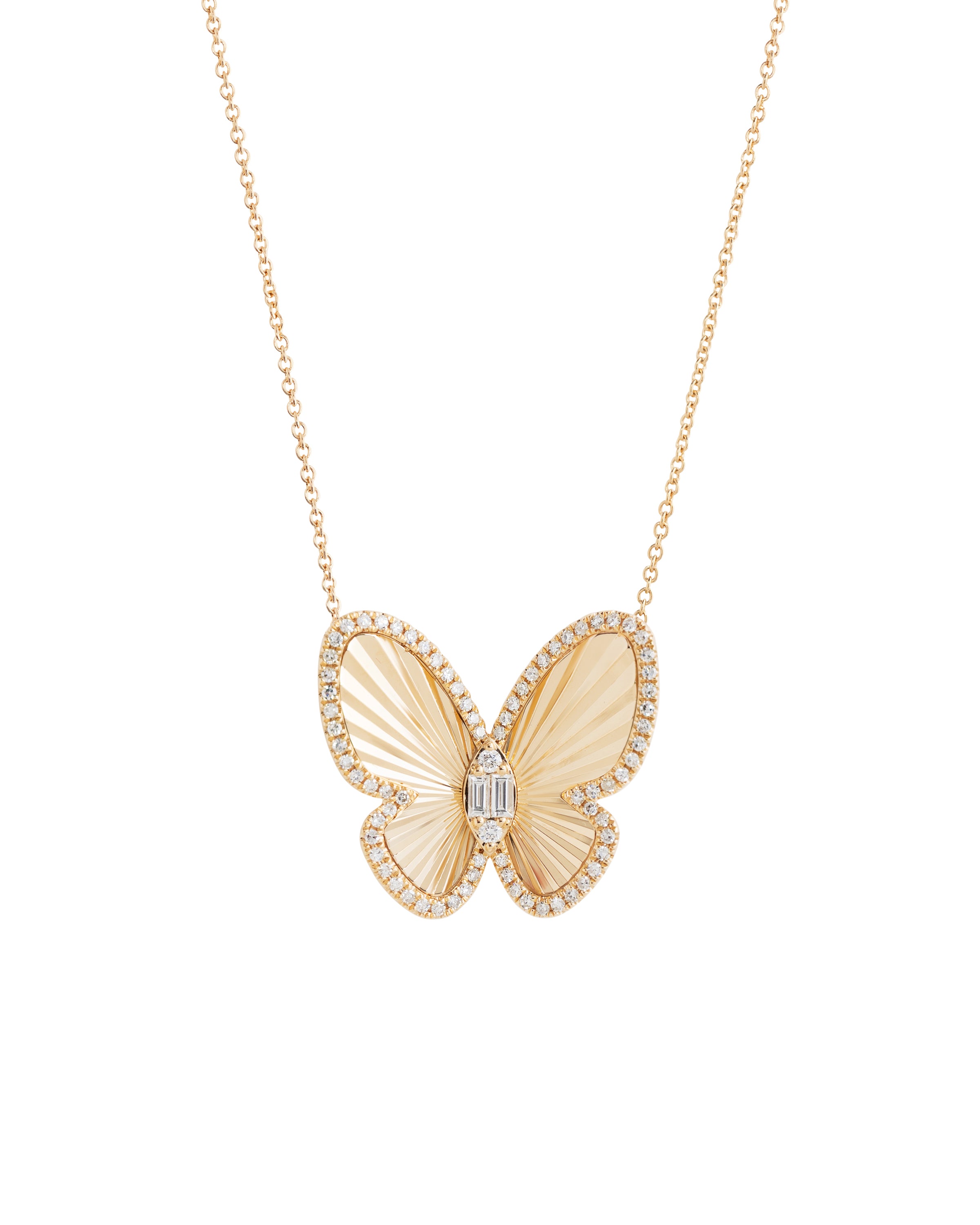 Fauna Delicate Diamond Doré Necklace