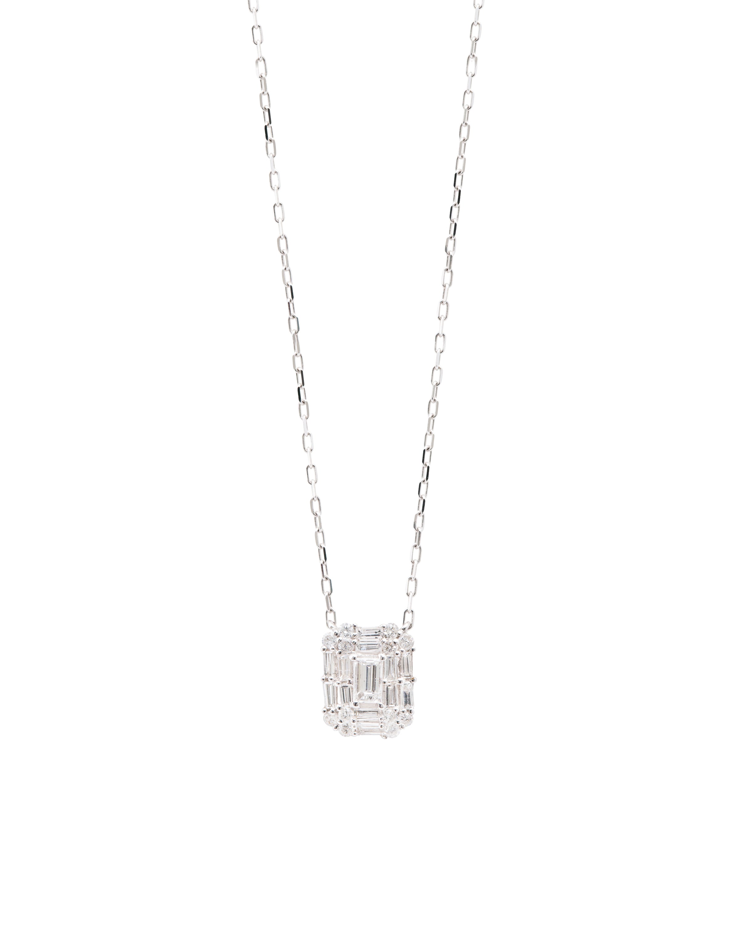 Rectangular Diamonds Pendant