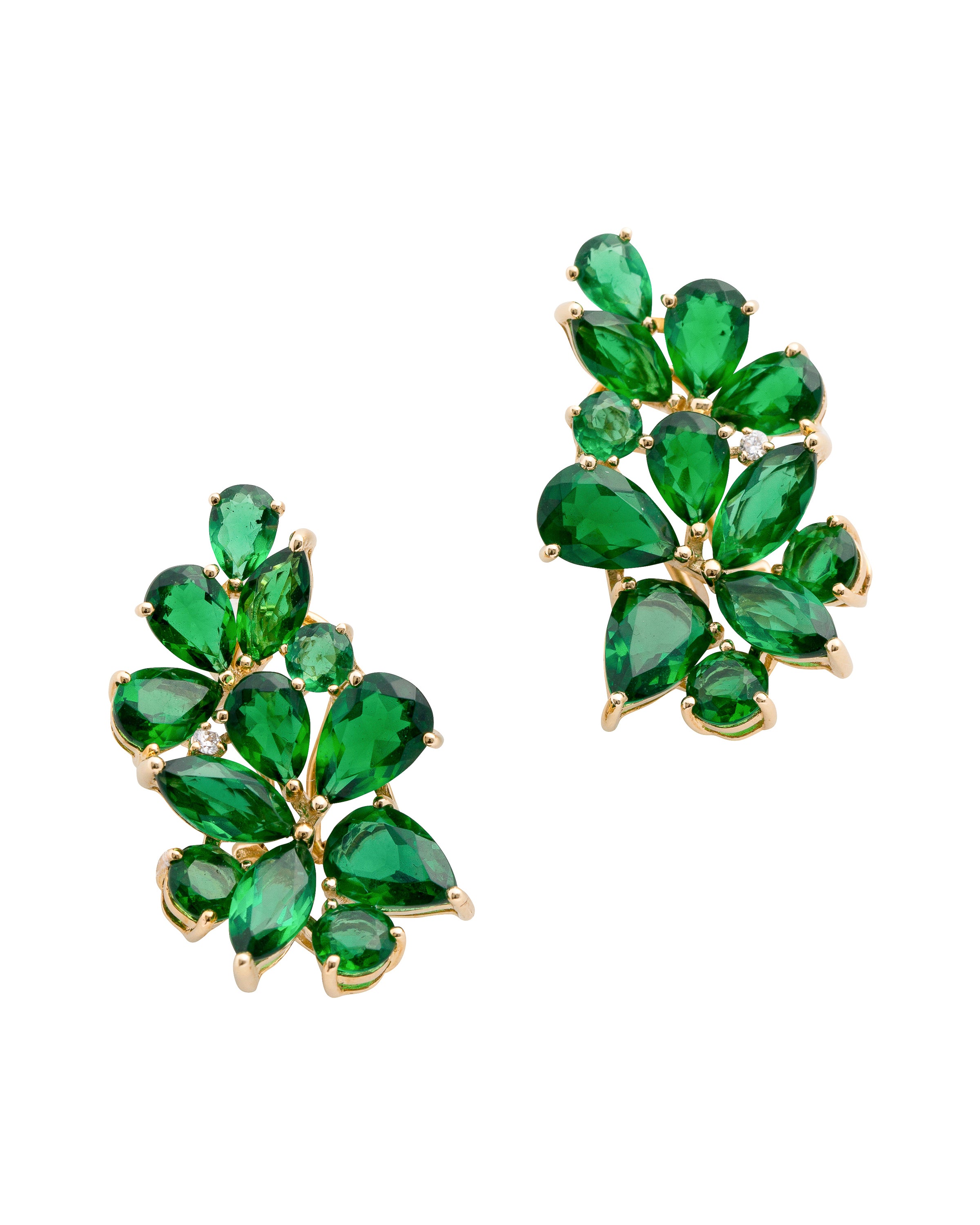 Pannalino Floral Cluster in Green Topaz