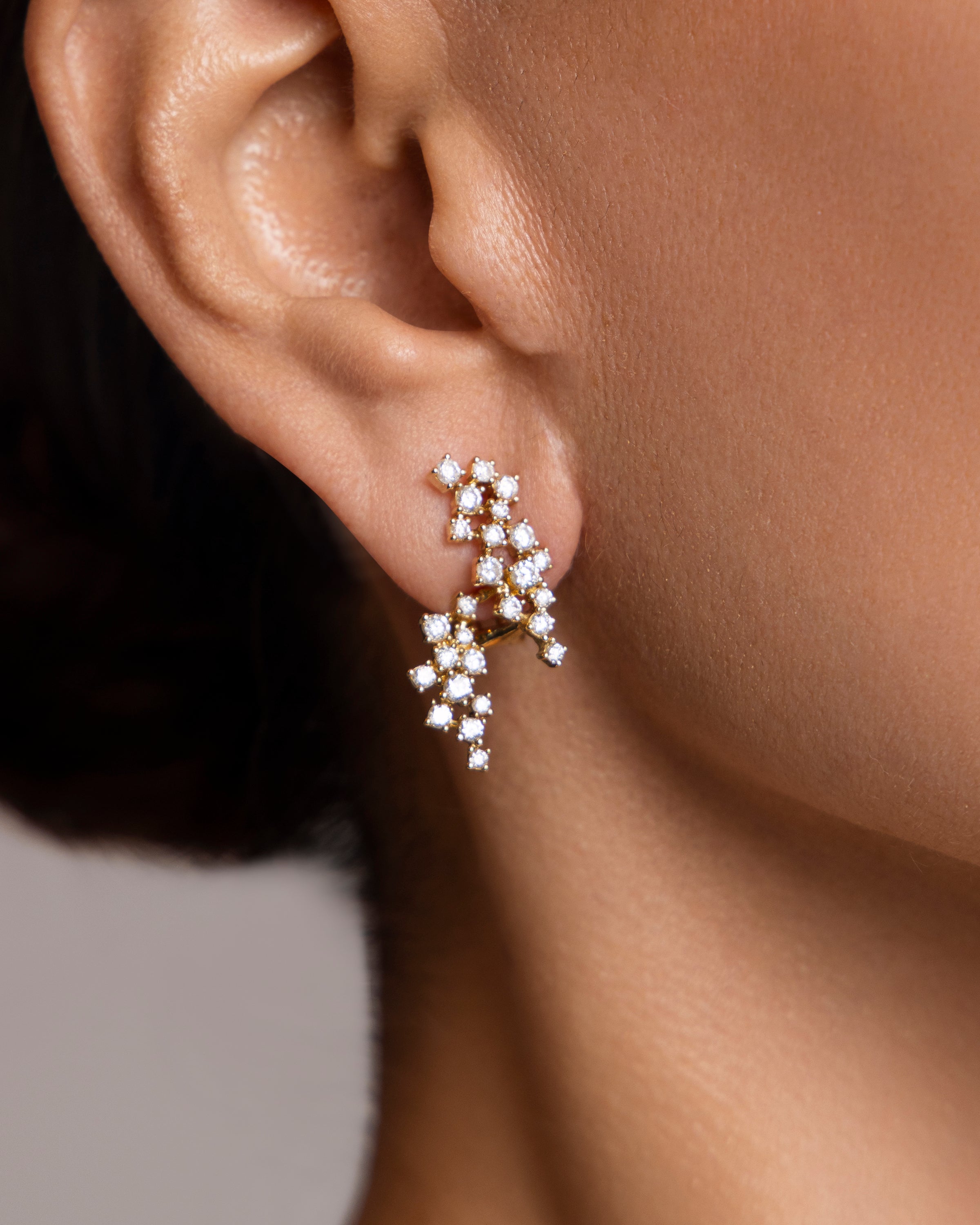 Lace Diamond Earrings