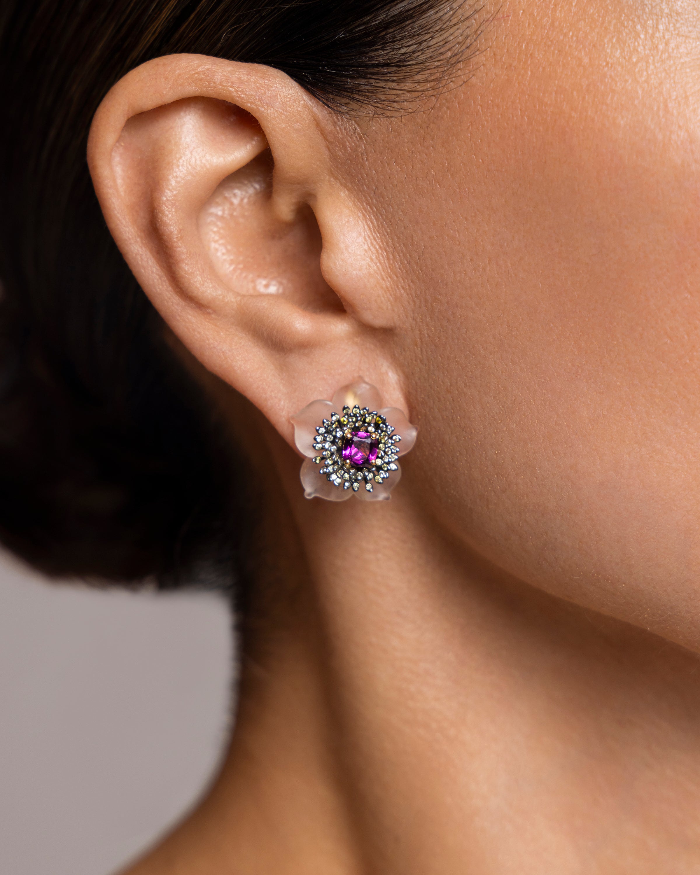 Soft Floral Studs