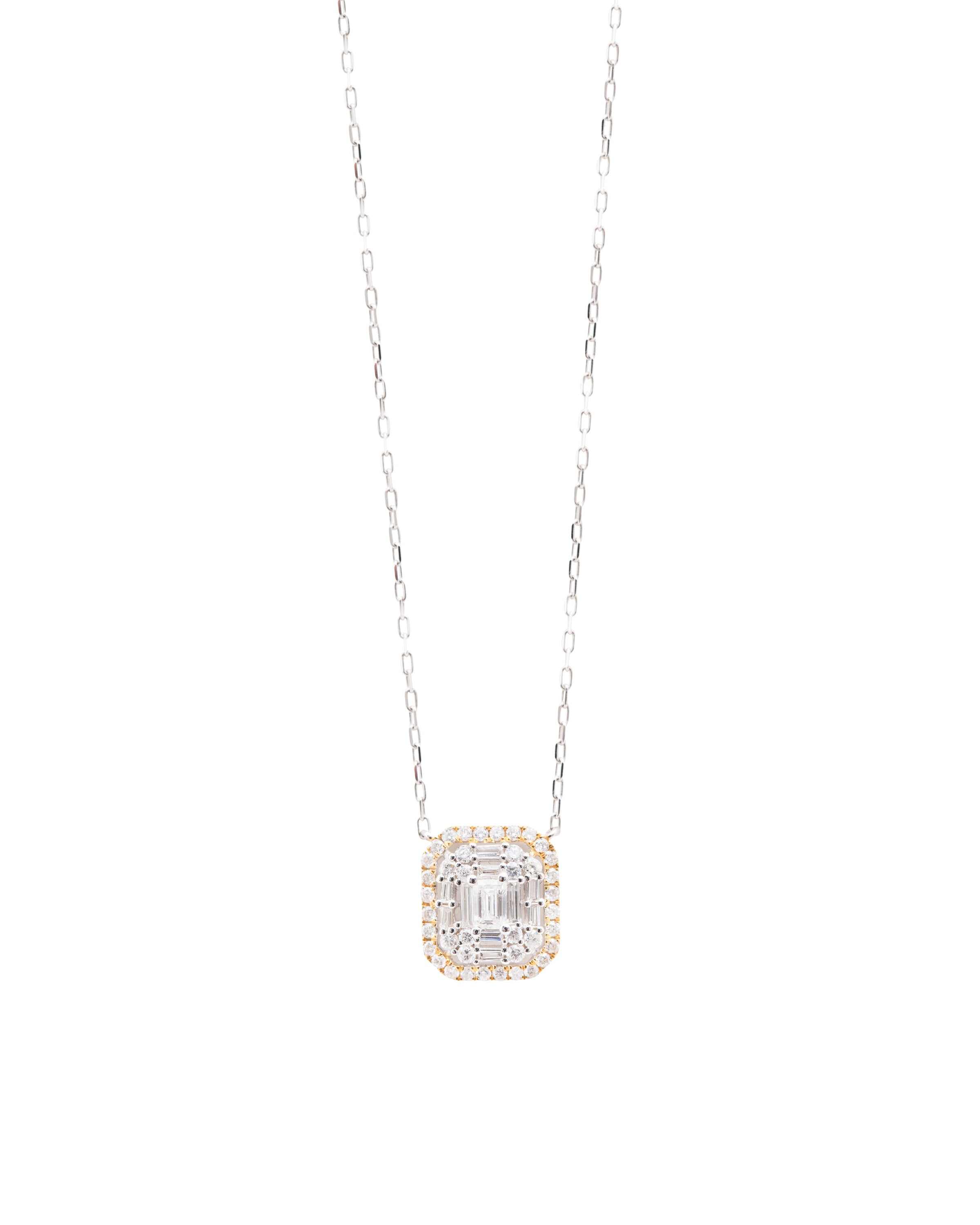 Octagonal Diamonds Pendant