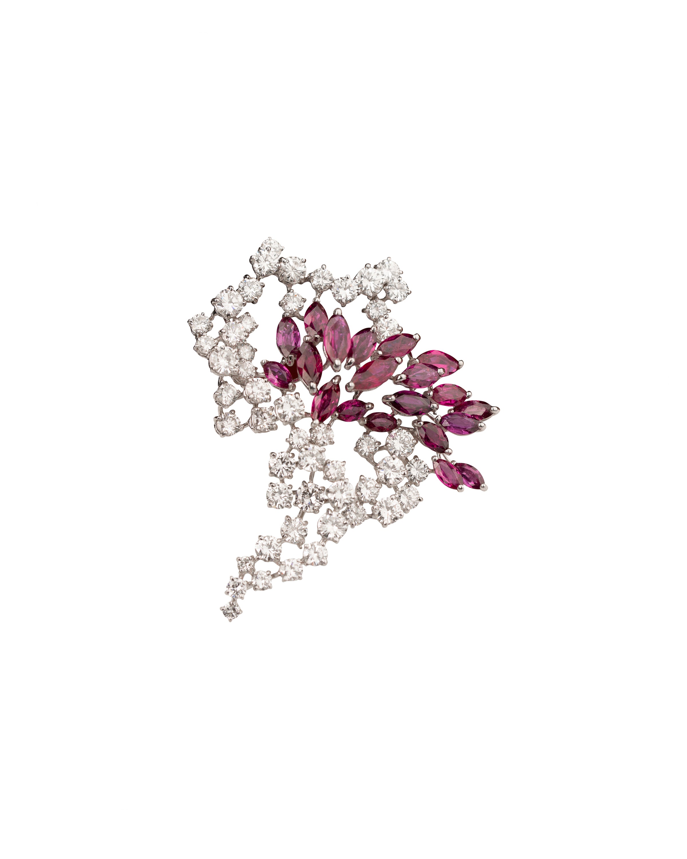 Floral Spray Brooch